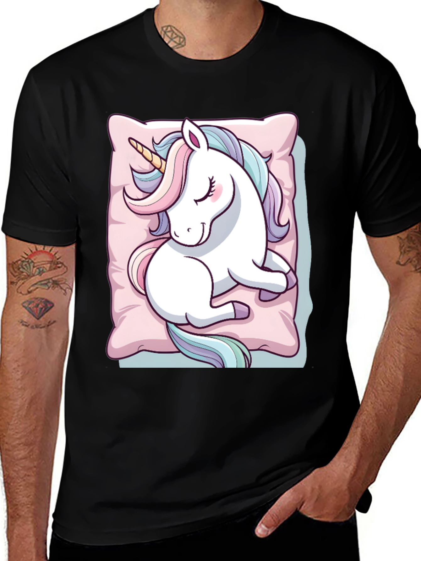 Variant 21 of Sleeping Unicorn Graphic T-Shirt