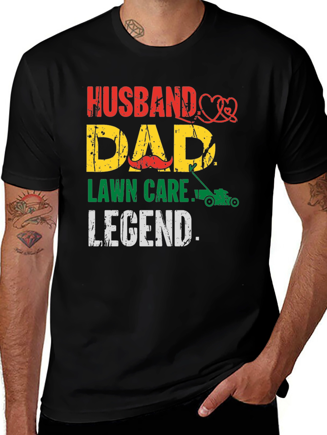Variant 26 of Husband Dad Lawn Care Legend T-Shirt