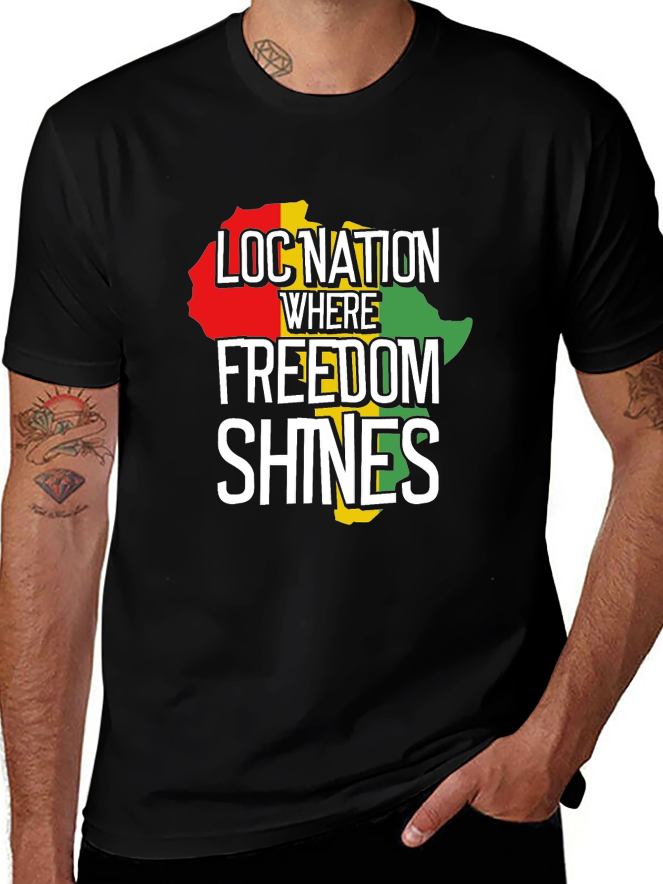 Variant 8 of Loc Nation Freedom Shines T-Shirt