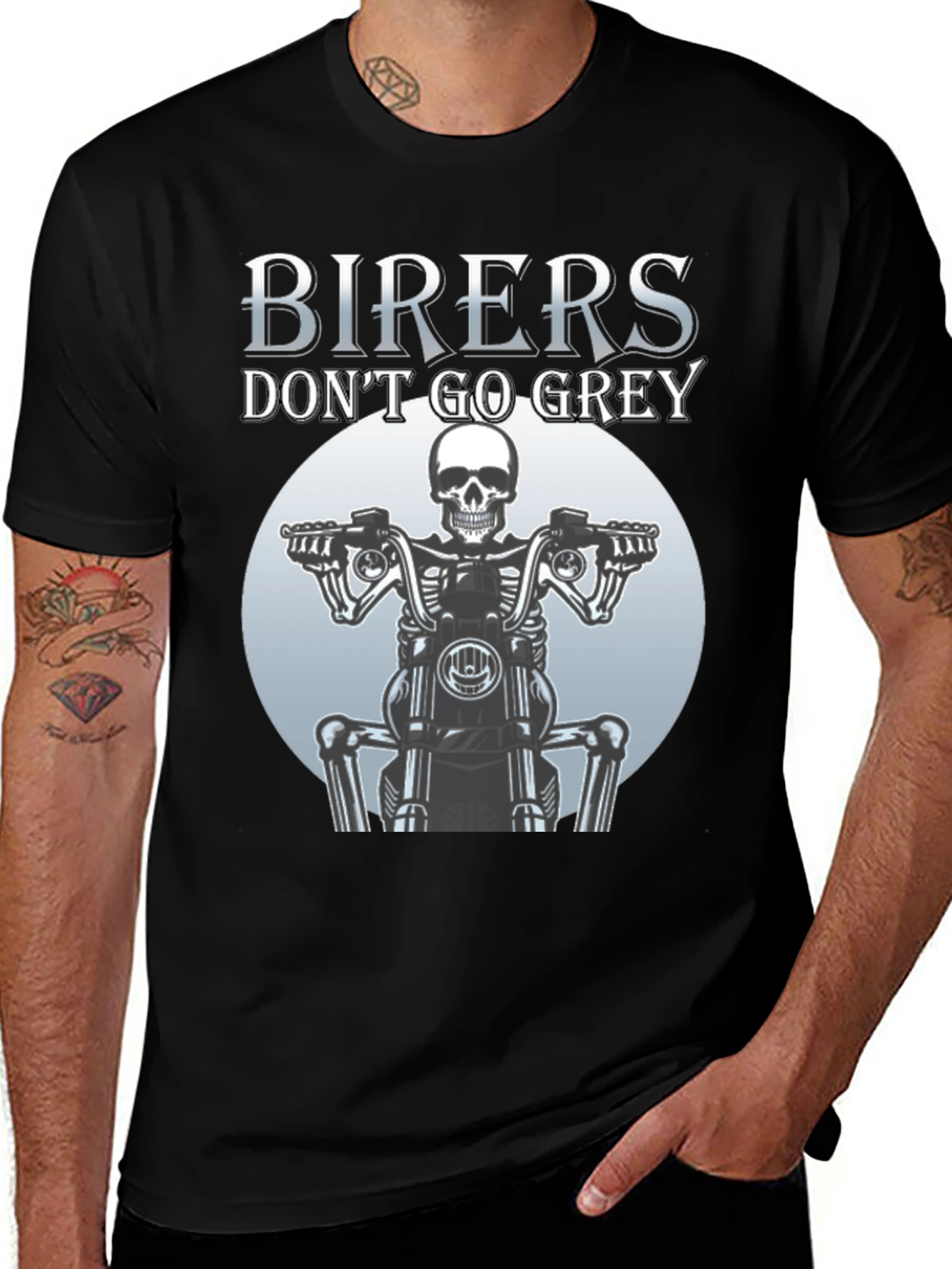 Biker's Don't Go Grey T-Shirt