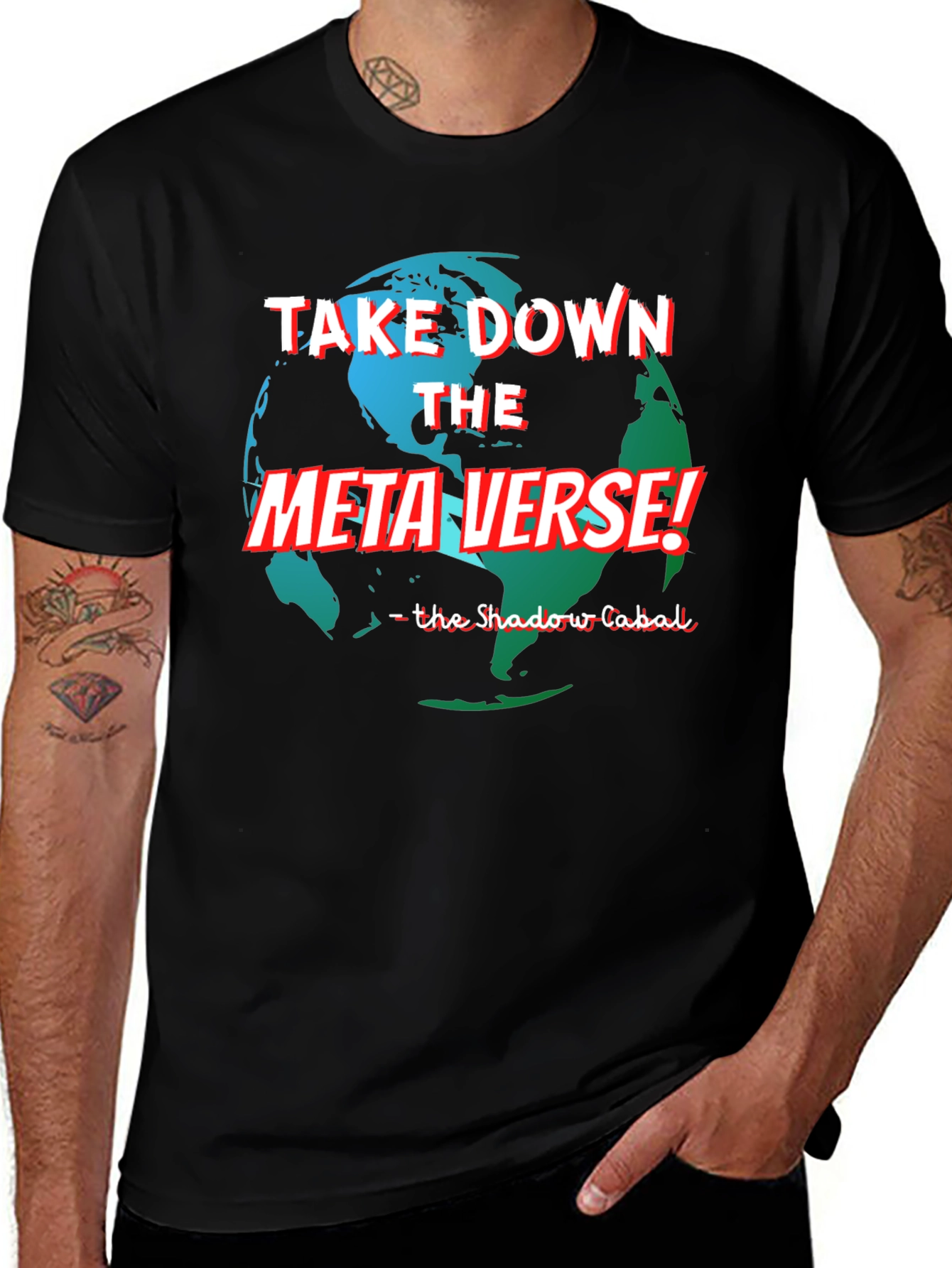 Variant 24 of Take Down The Metaverse T-Shirt