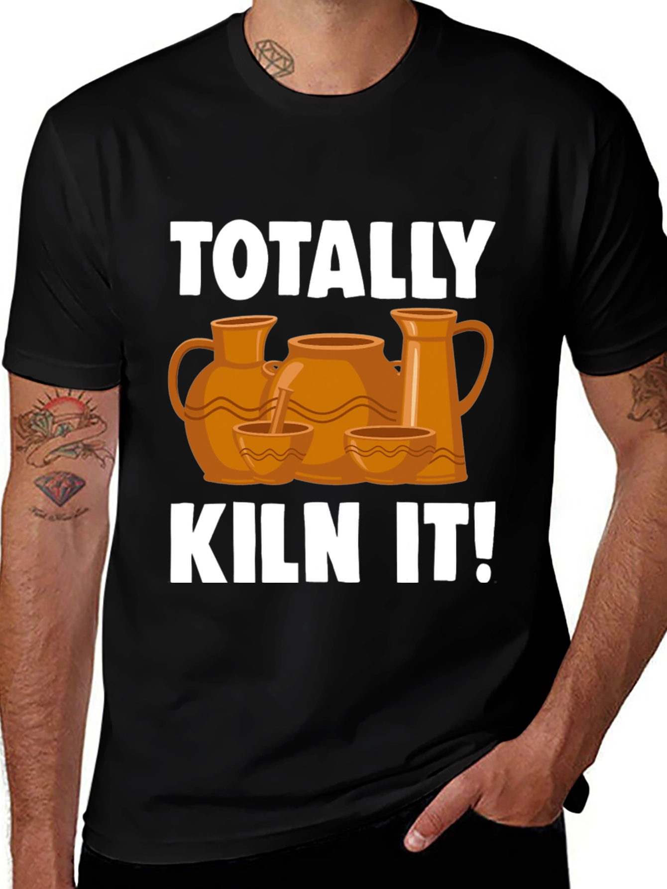 Variant 13 of Totally Kiln It! Pottery T-Shirt