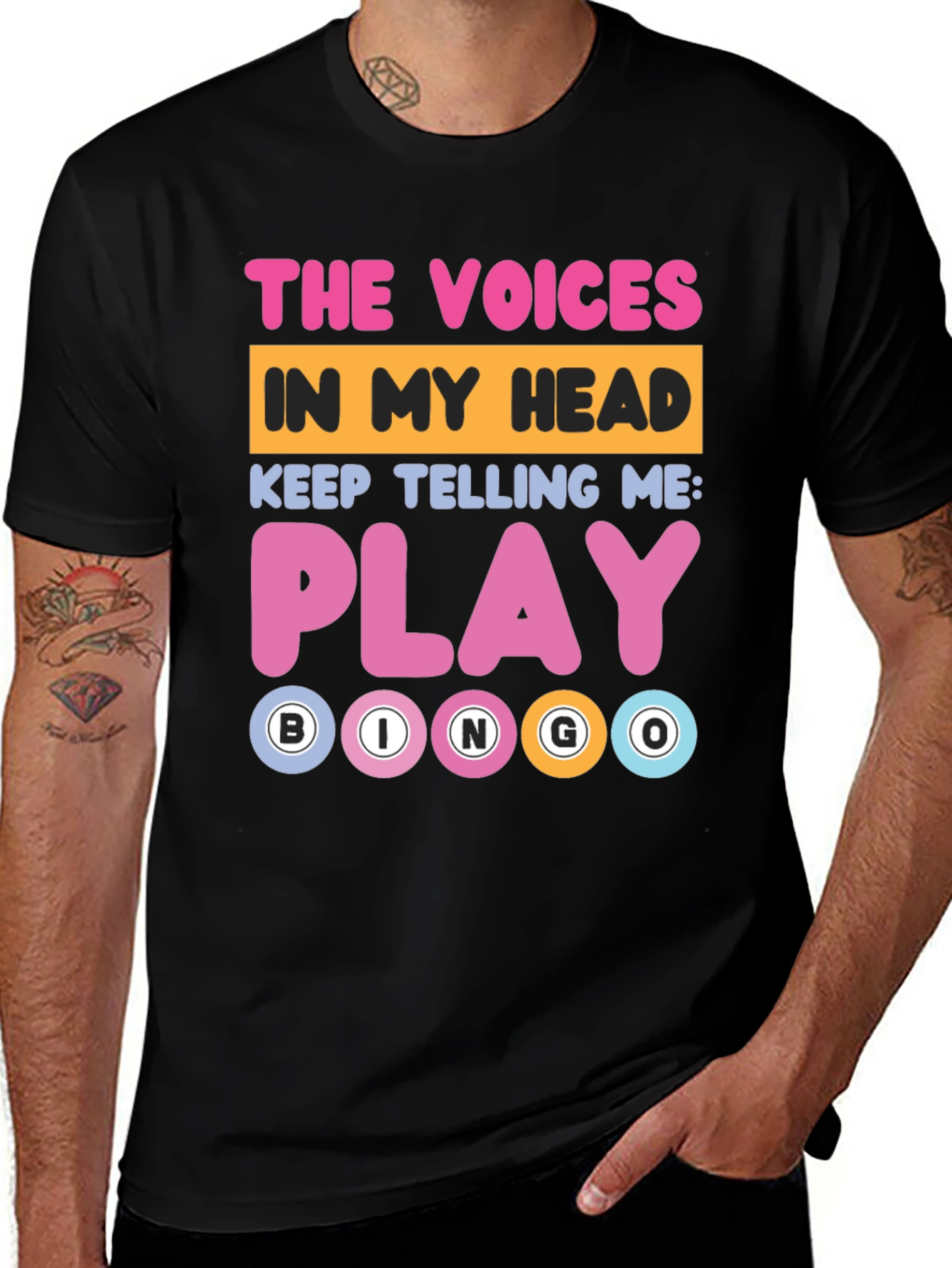 Variant 29 of Funny Bingo T-Shirt - Play Bingo!