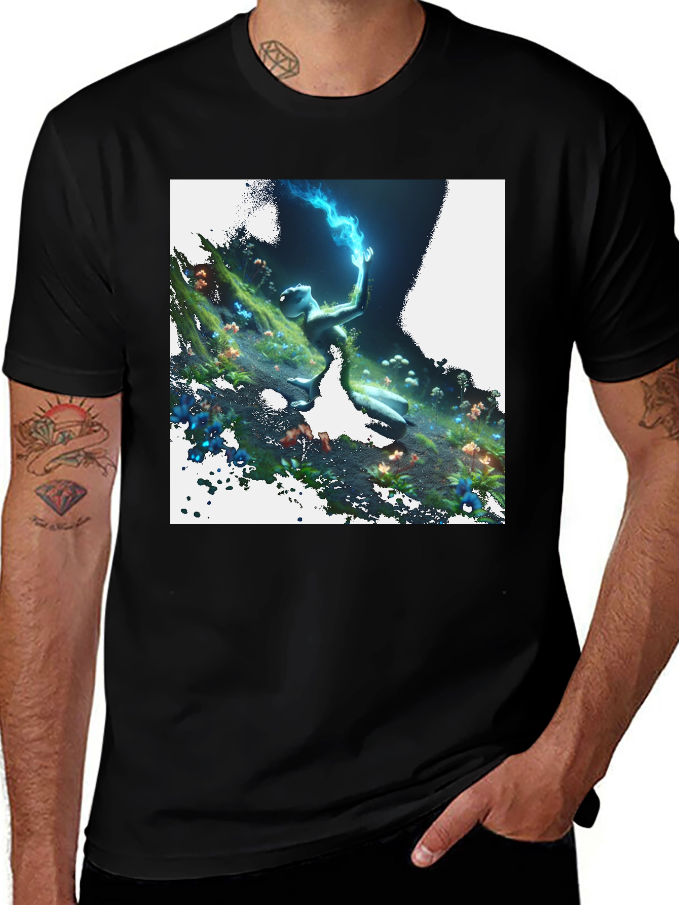 Variant 30 of Mystical Forest Creature Graphic Tee