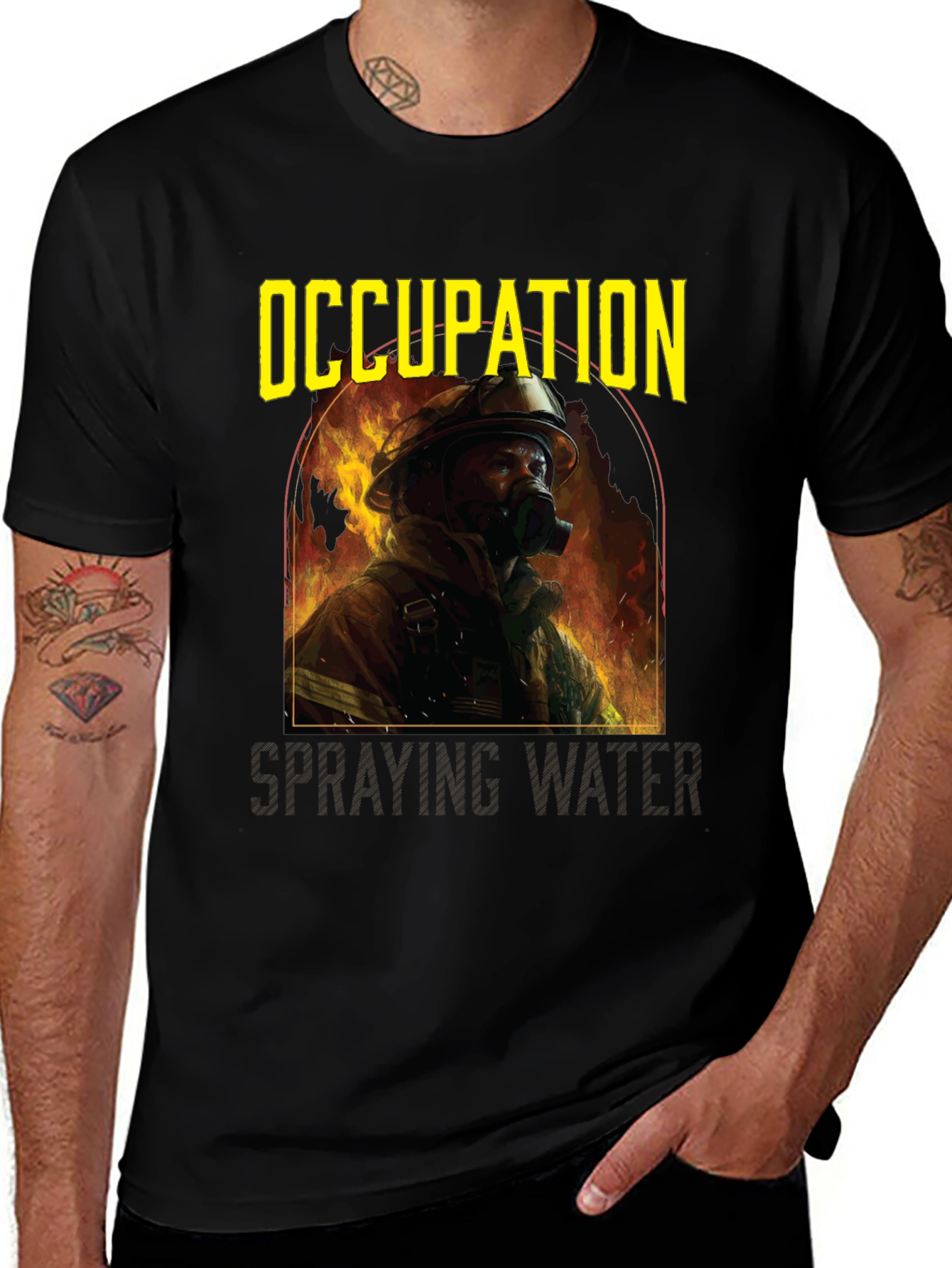 Variant 15 of Firefighter Occupation T-Shirt
