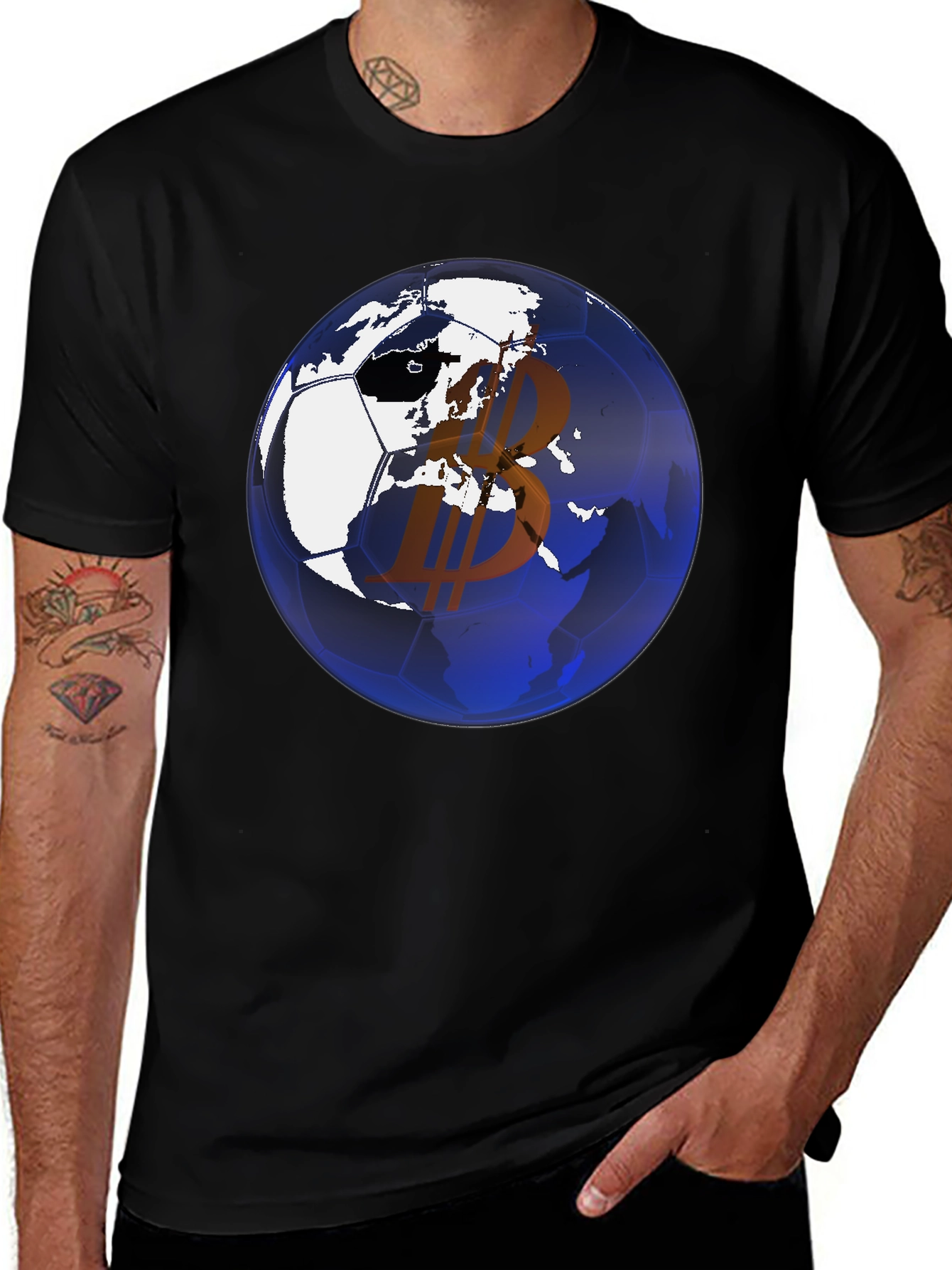Variant 17 of World Soccer Graphic T-Shirt