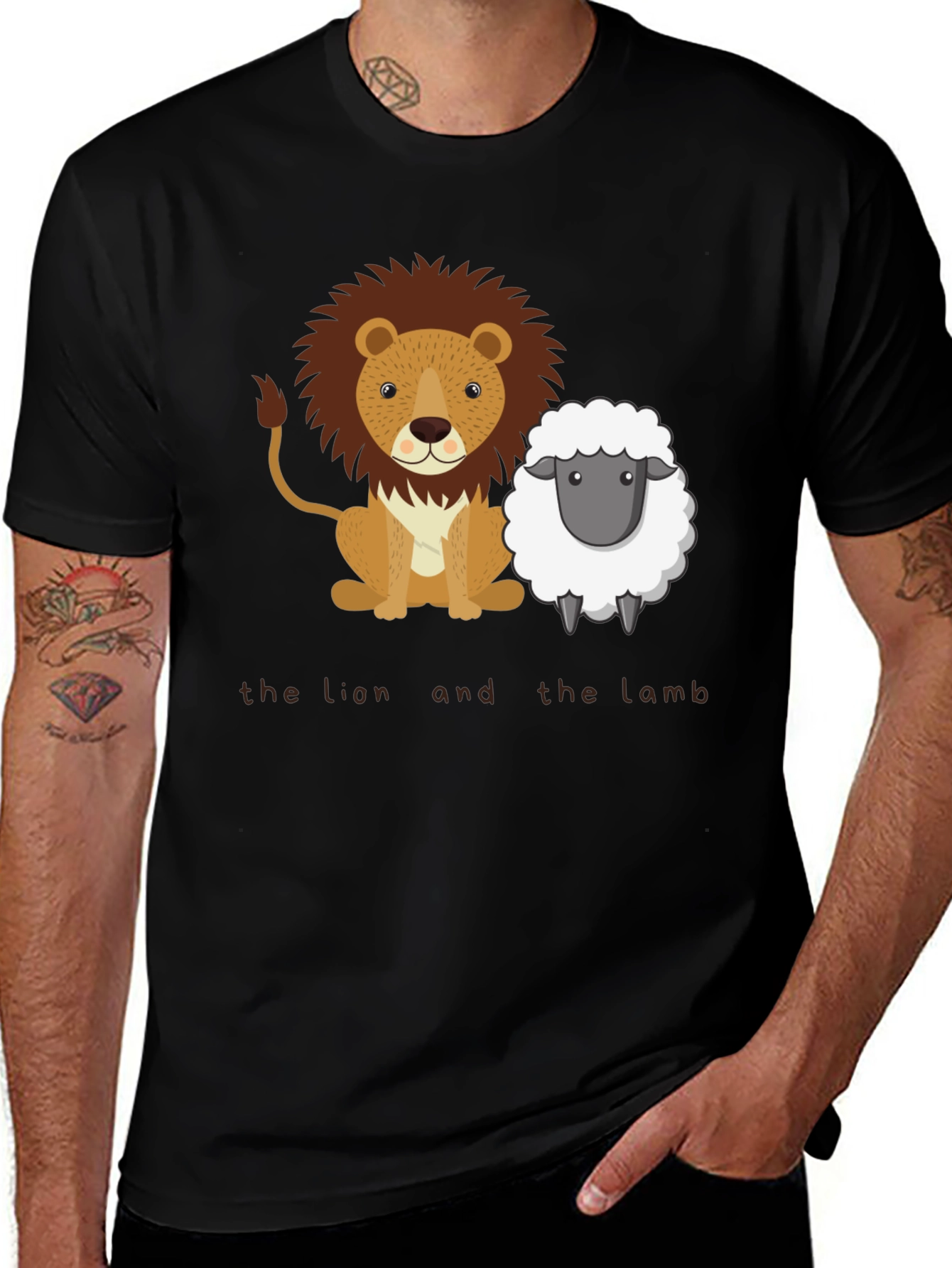 Variant 22 of Lion and Lamb Graphic Tee