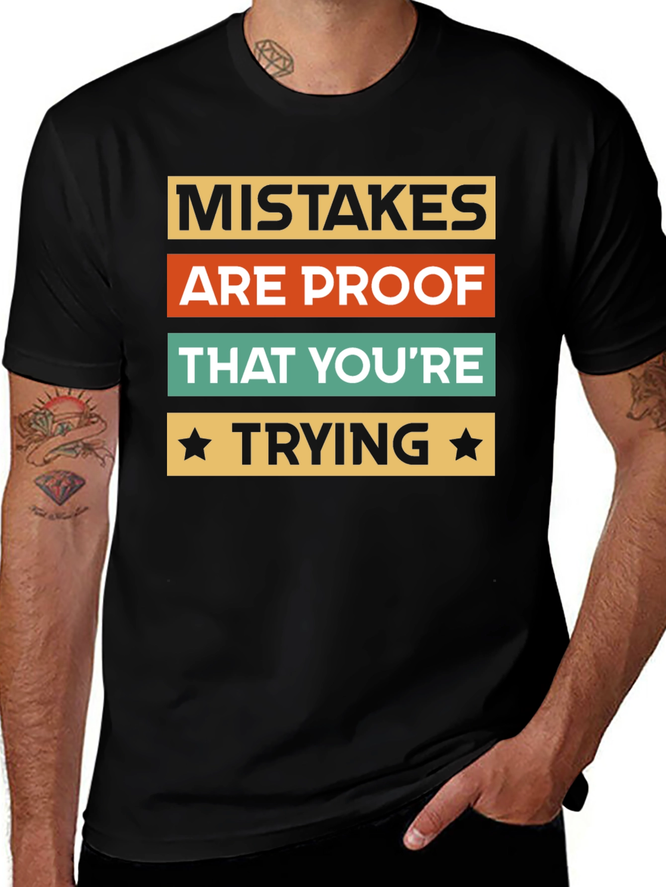 Variant 21 of Mistakes Are Proof Men's Graphic Tee