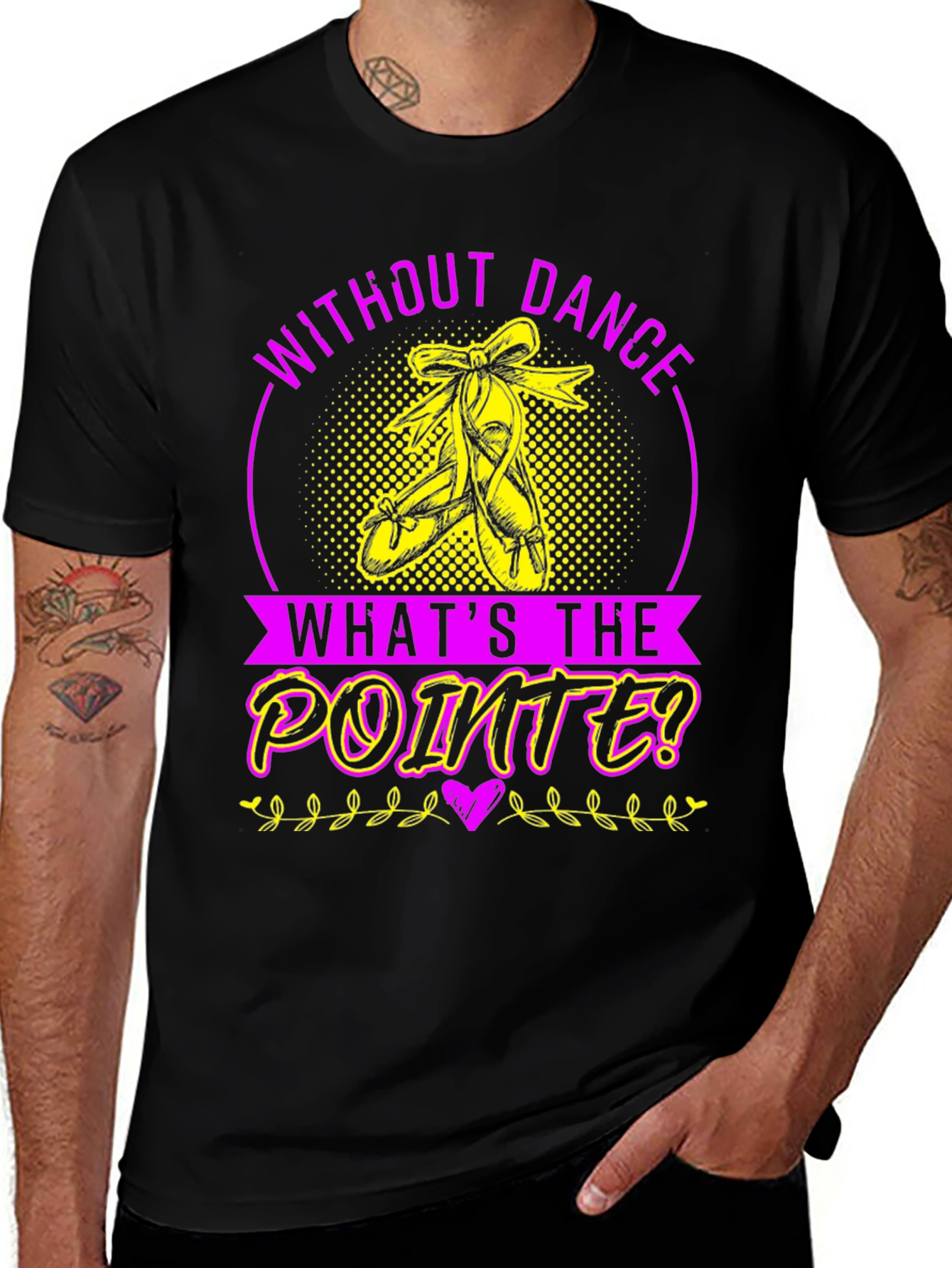 Variant 22 of Dance Pointe T-Shirt - Ballet Lover Tee