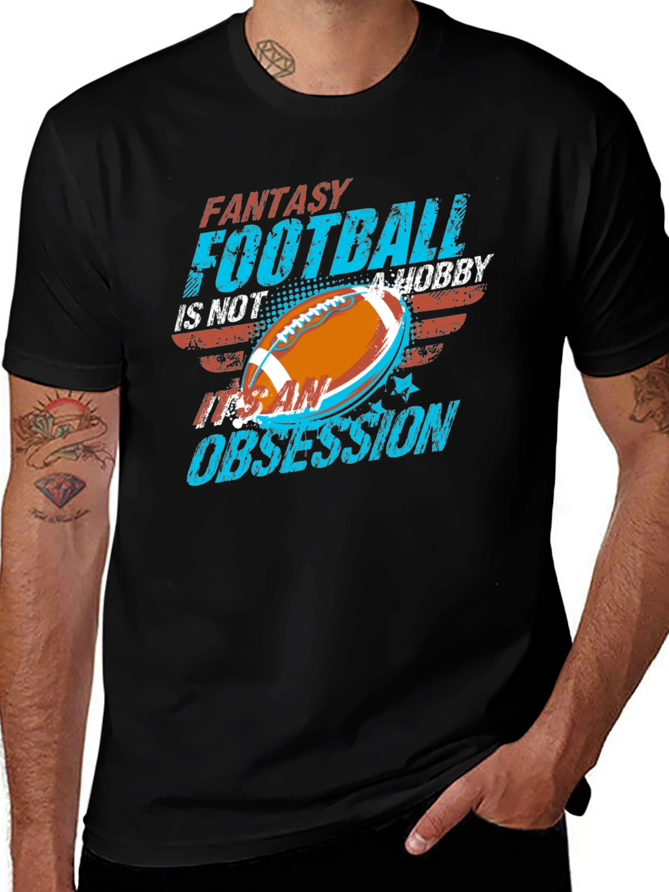 Variant 2 of Fantasy Football Obsession T-Shirt