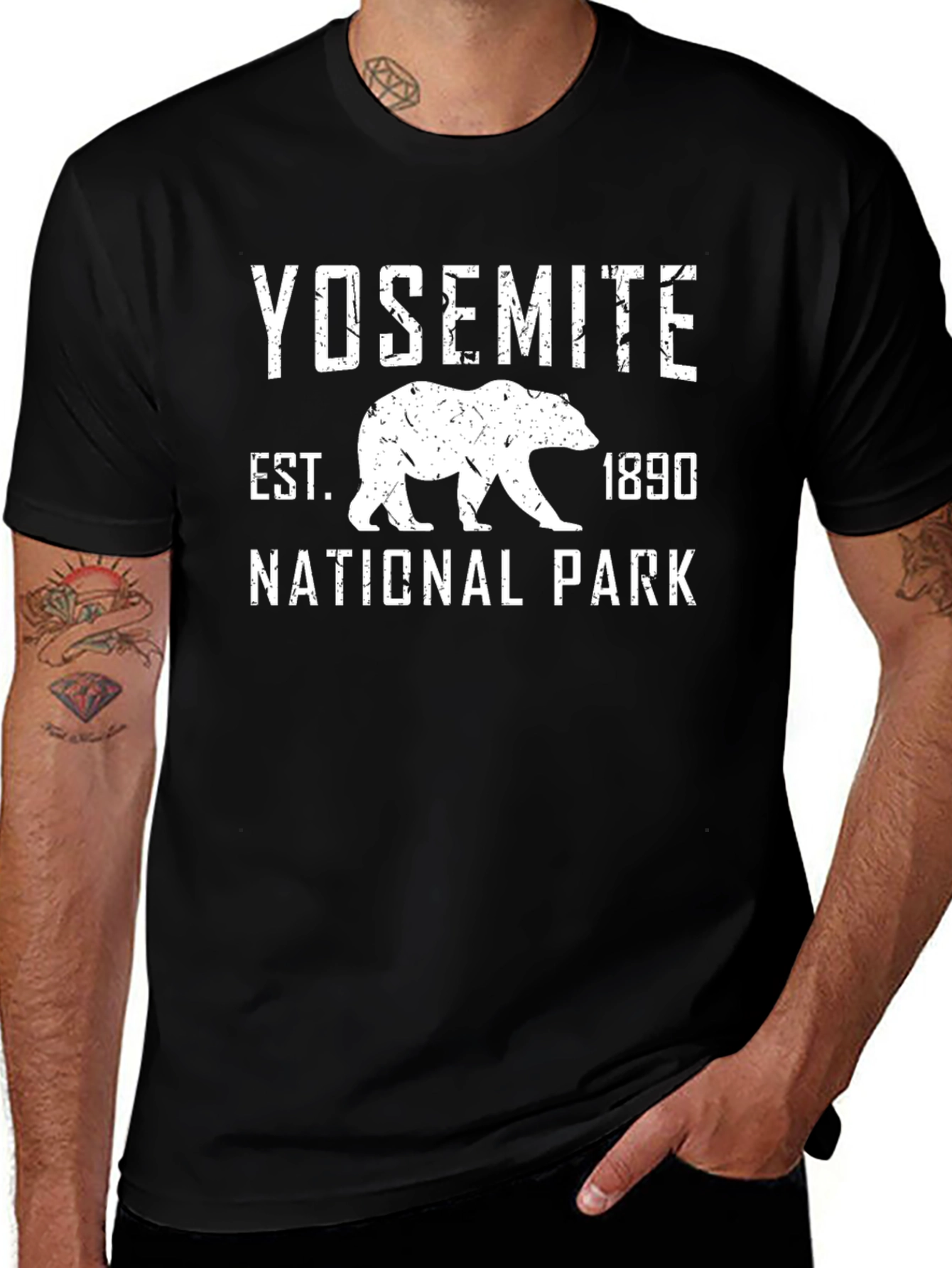 Yosemite National Park Bear Graphic Tee