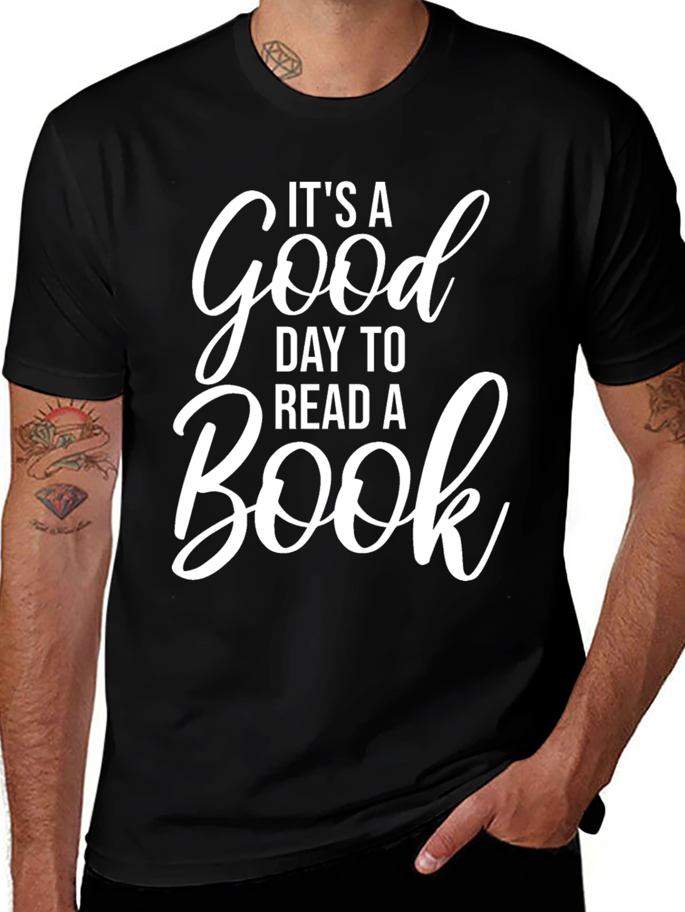 Variant 22 of It's A Good Day To Read A Book Graphic Tee