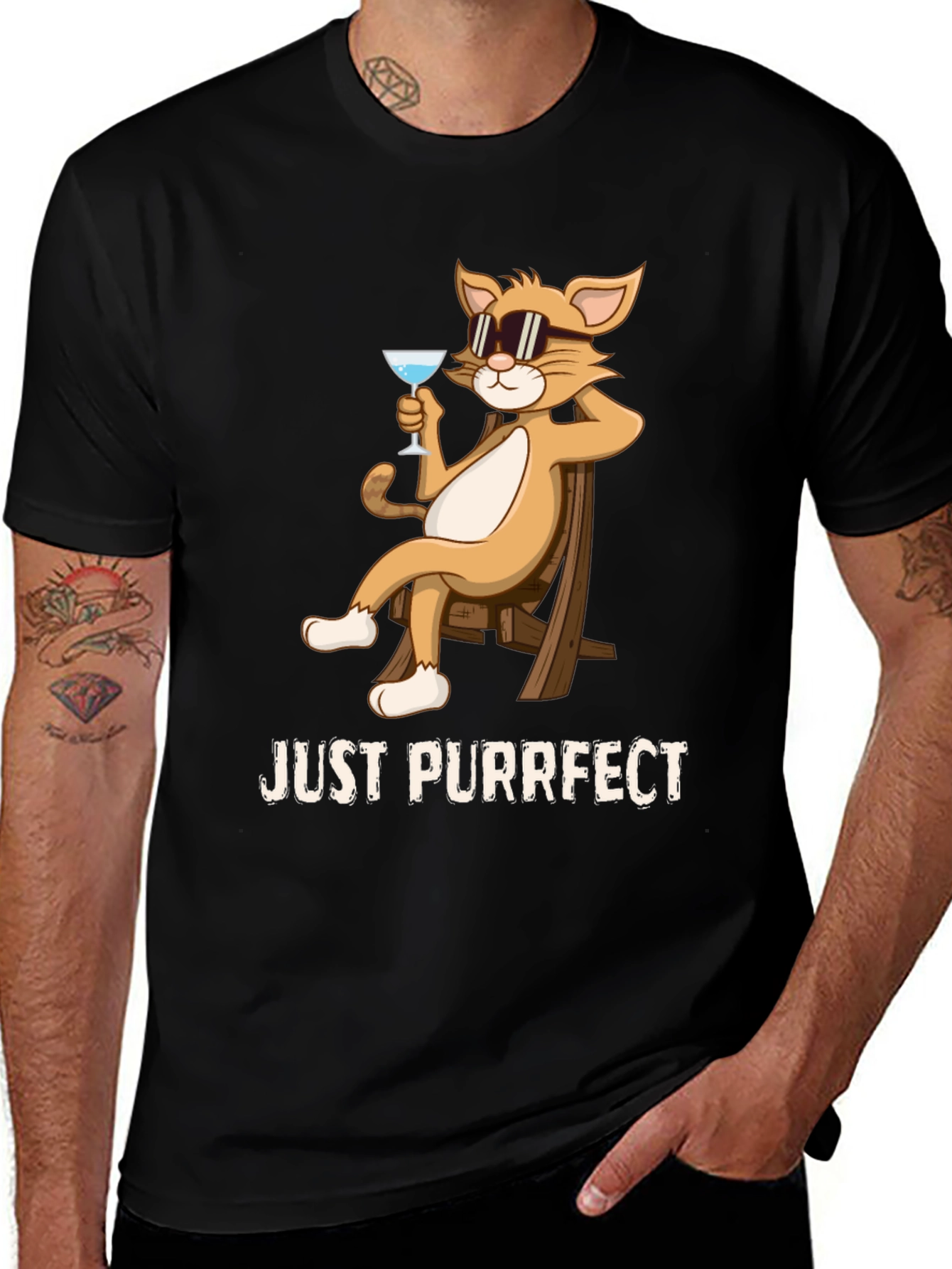 Variant 16 of Just Purrfect Cat T-Shirt