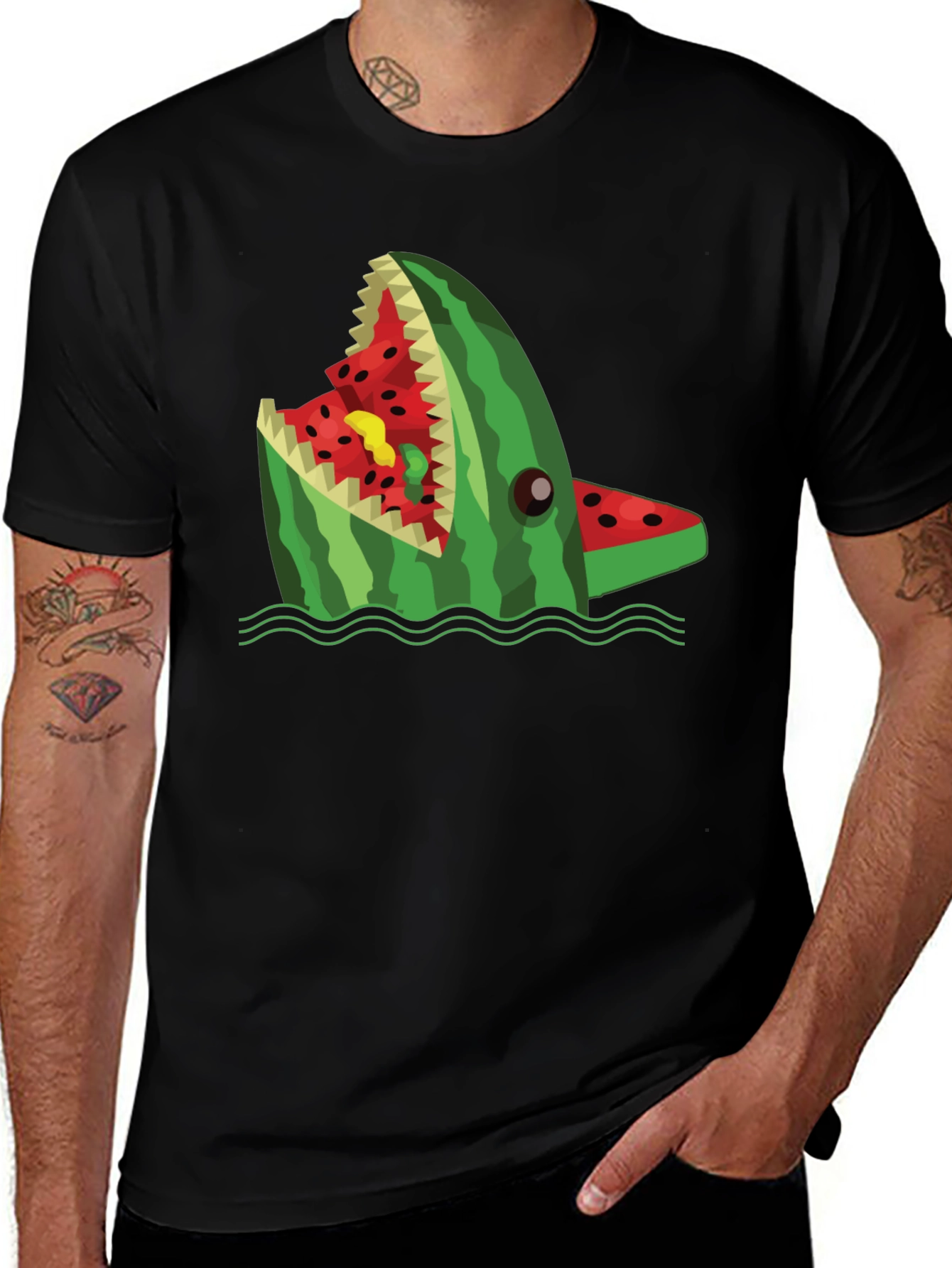 Variant 25 of Watermelon Shark Graphic Tee