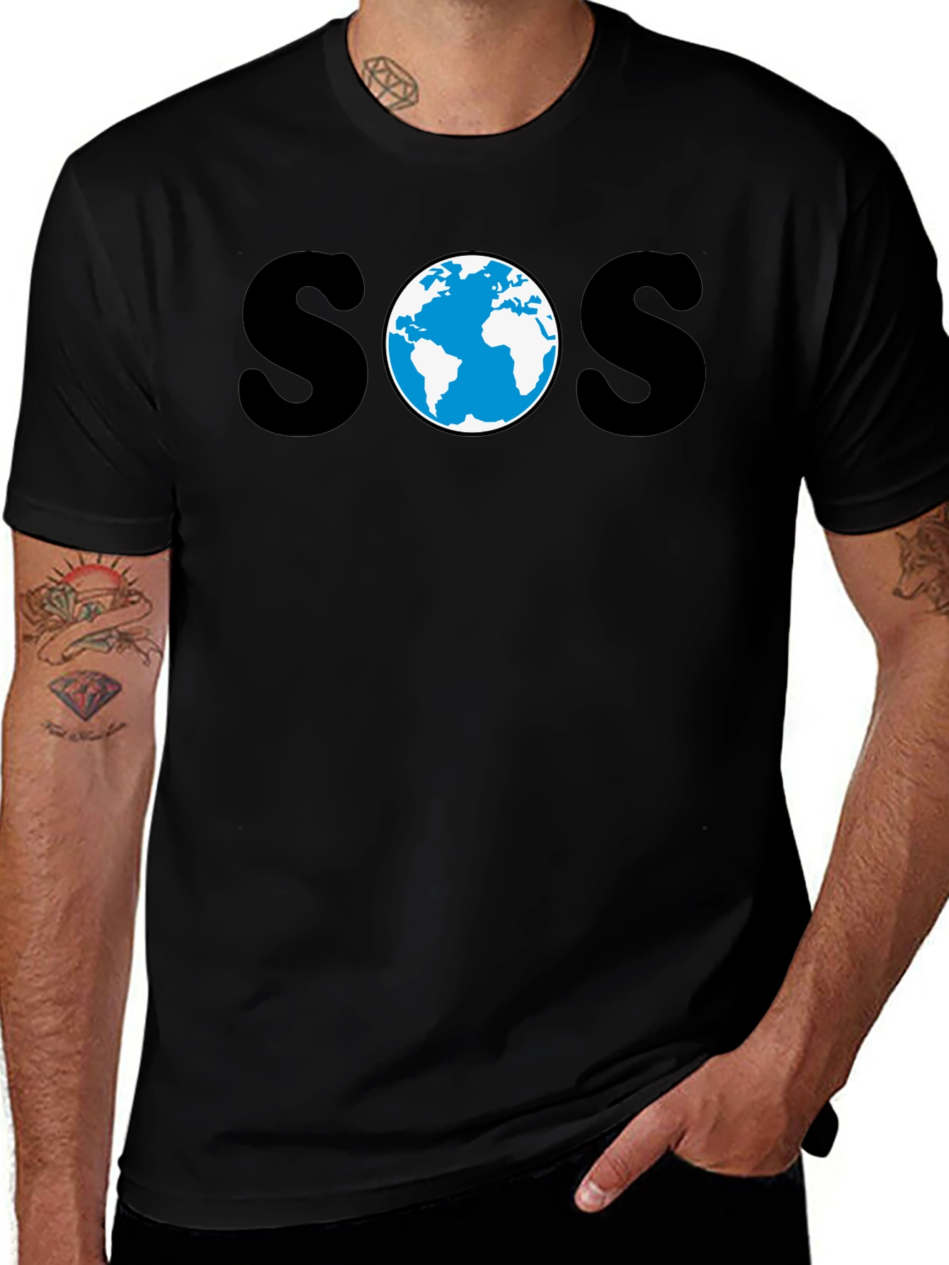 SOS Earth T-Shirt - Save Our Planet Tee