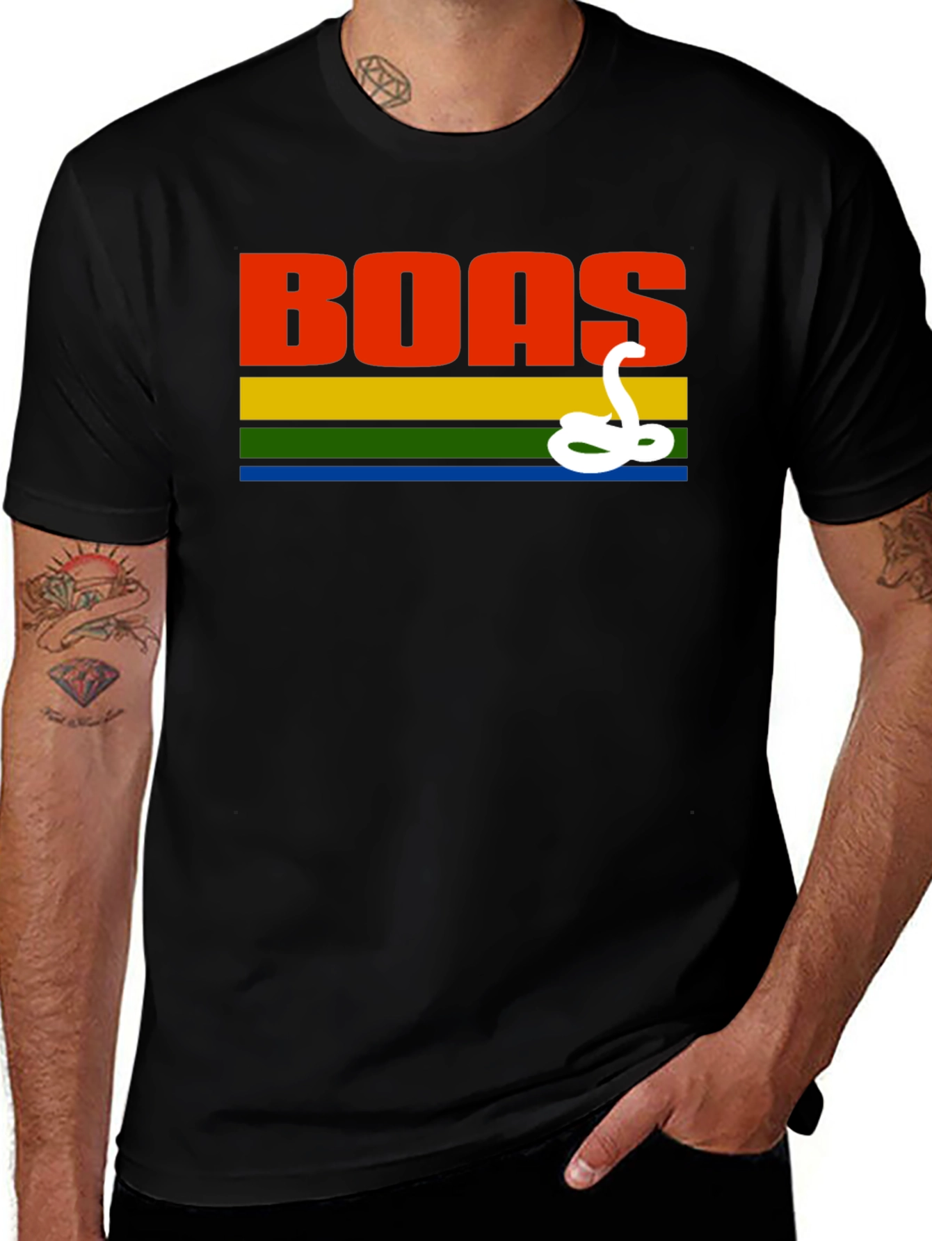 Variant 21 of Retro Boas T-Shirt - Graphic Print