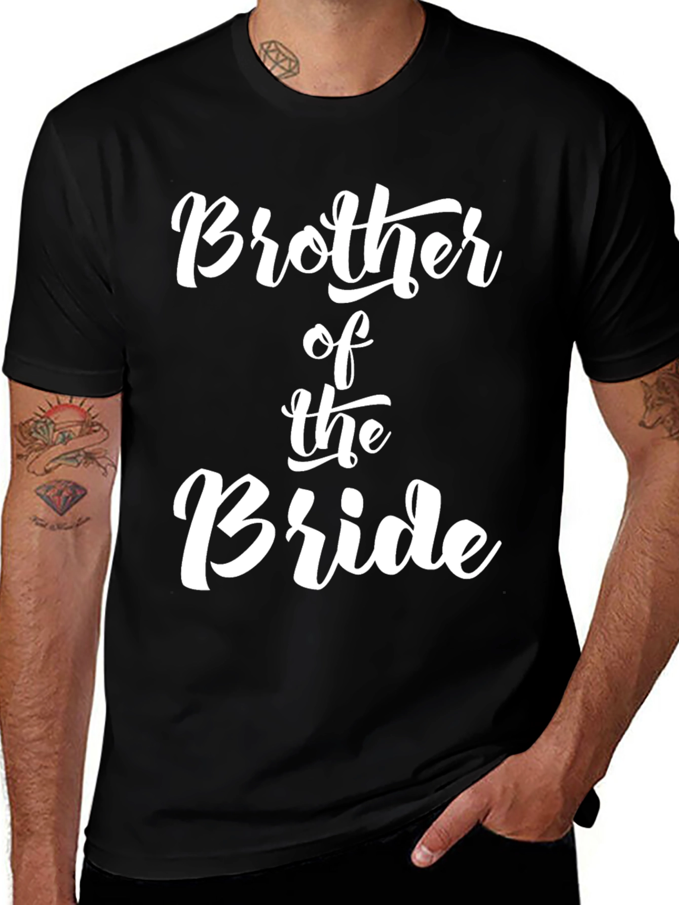 Variant 2 of Brother of the Bride Wedding T-Shirt