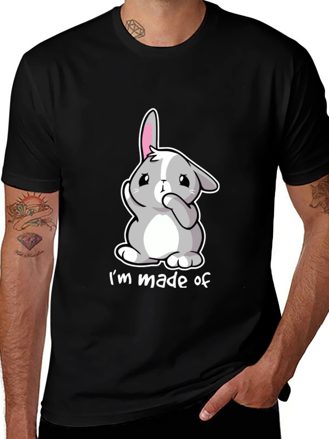 Variant 25 of Cute Bunny 'I'm Made of' T-Shirt