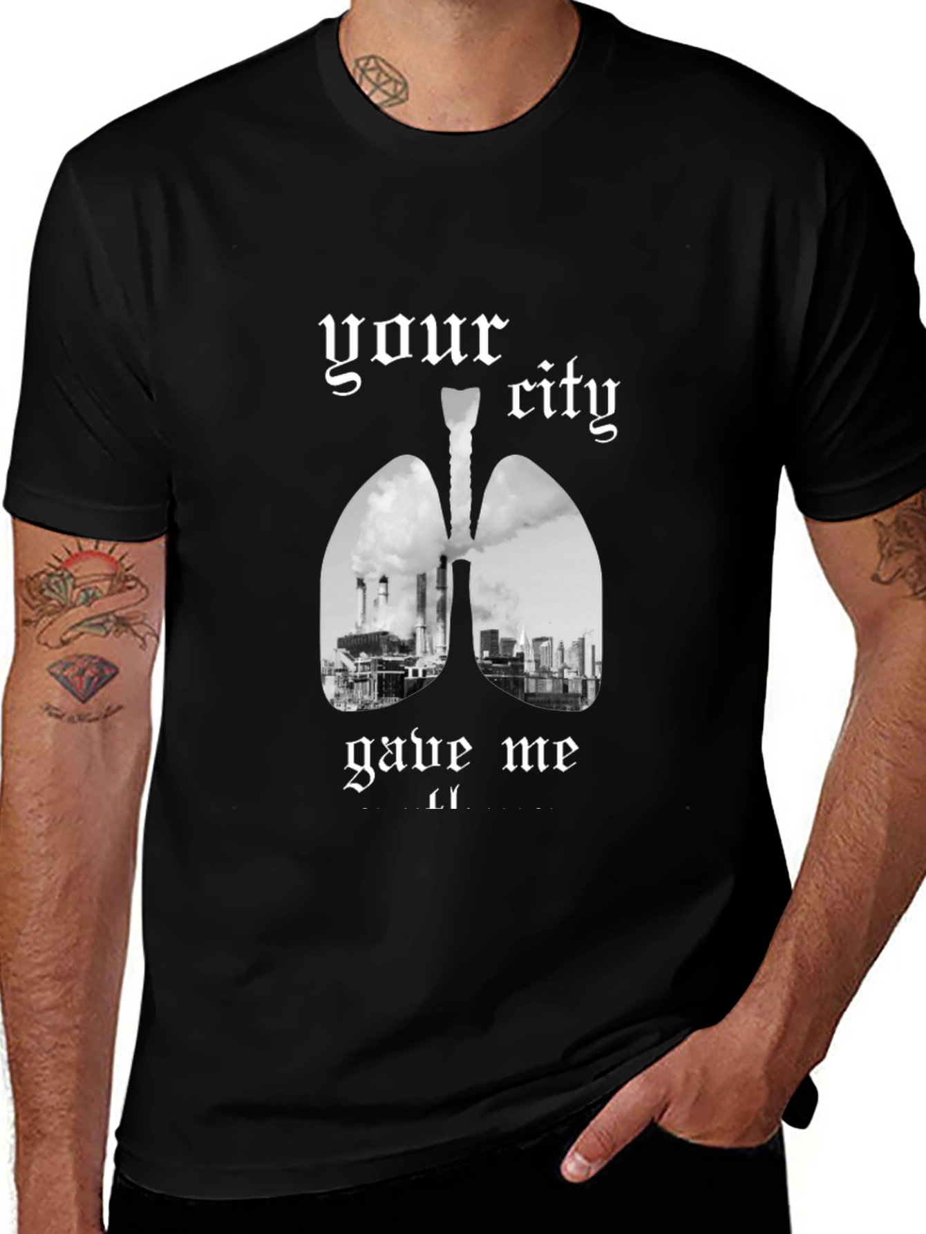Urban Decay Graphic Tee - City Lungs