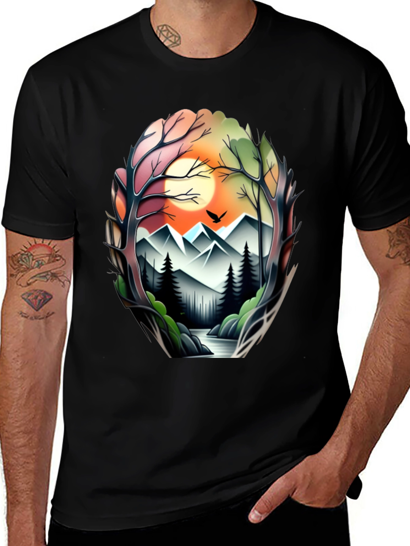Variant 26 of Nature Vista Graphic Tee