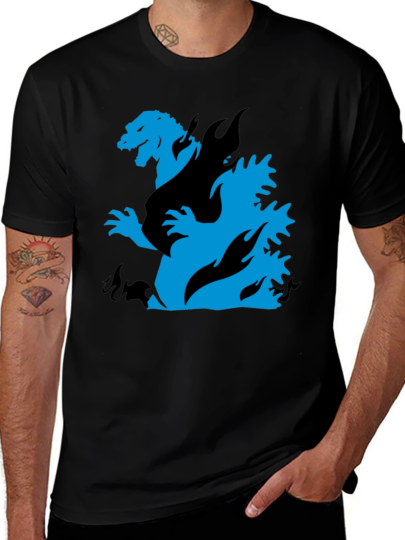 Godzilla Graphic Tee - Black T-Shirt