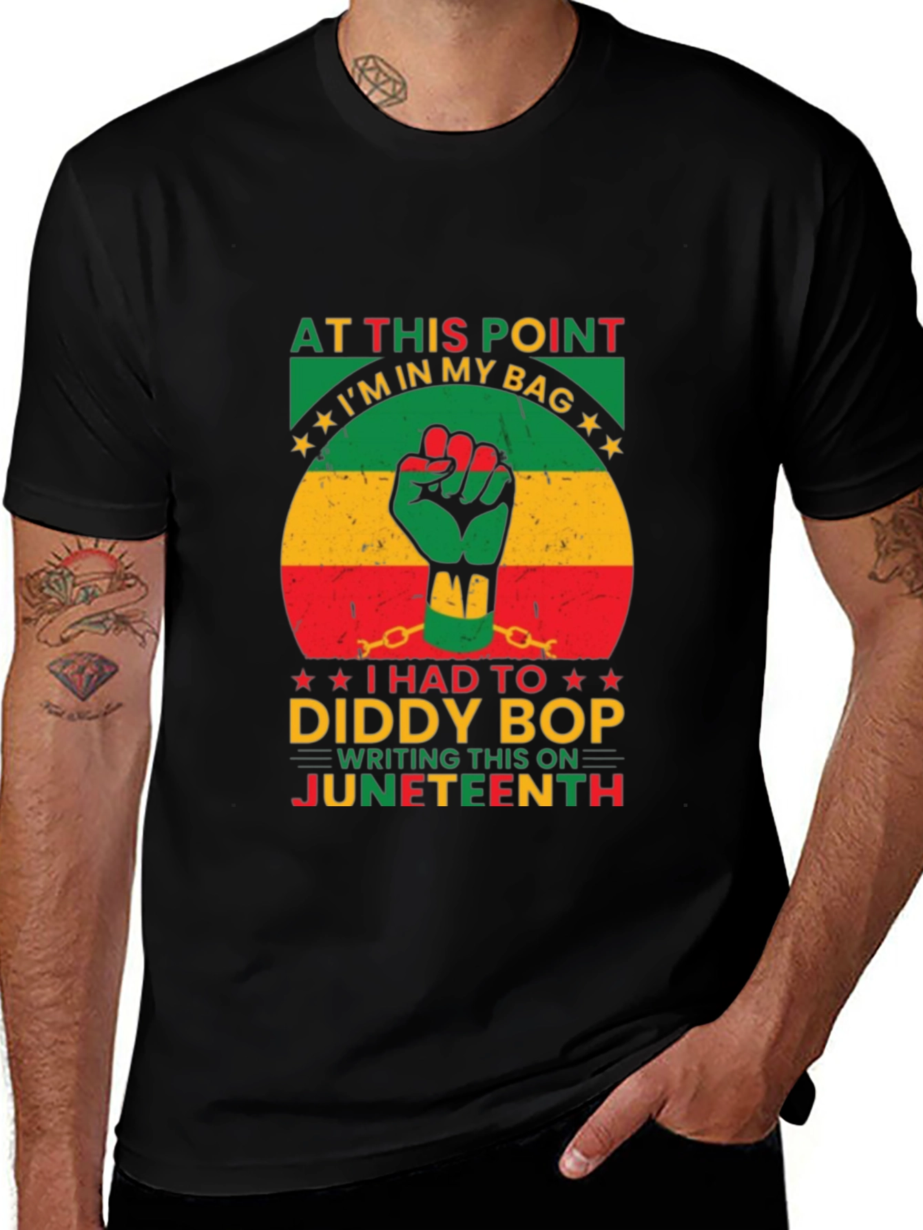 Juneteenth Fist Graphic T-Shirt