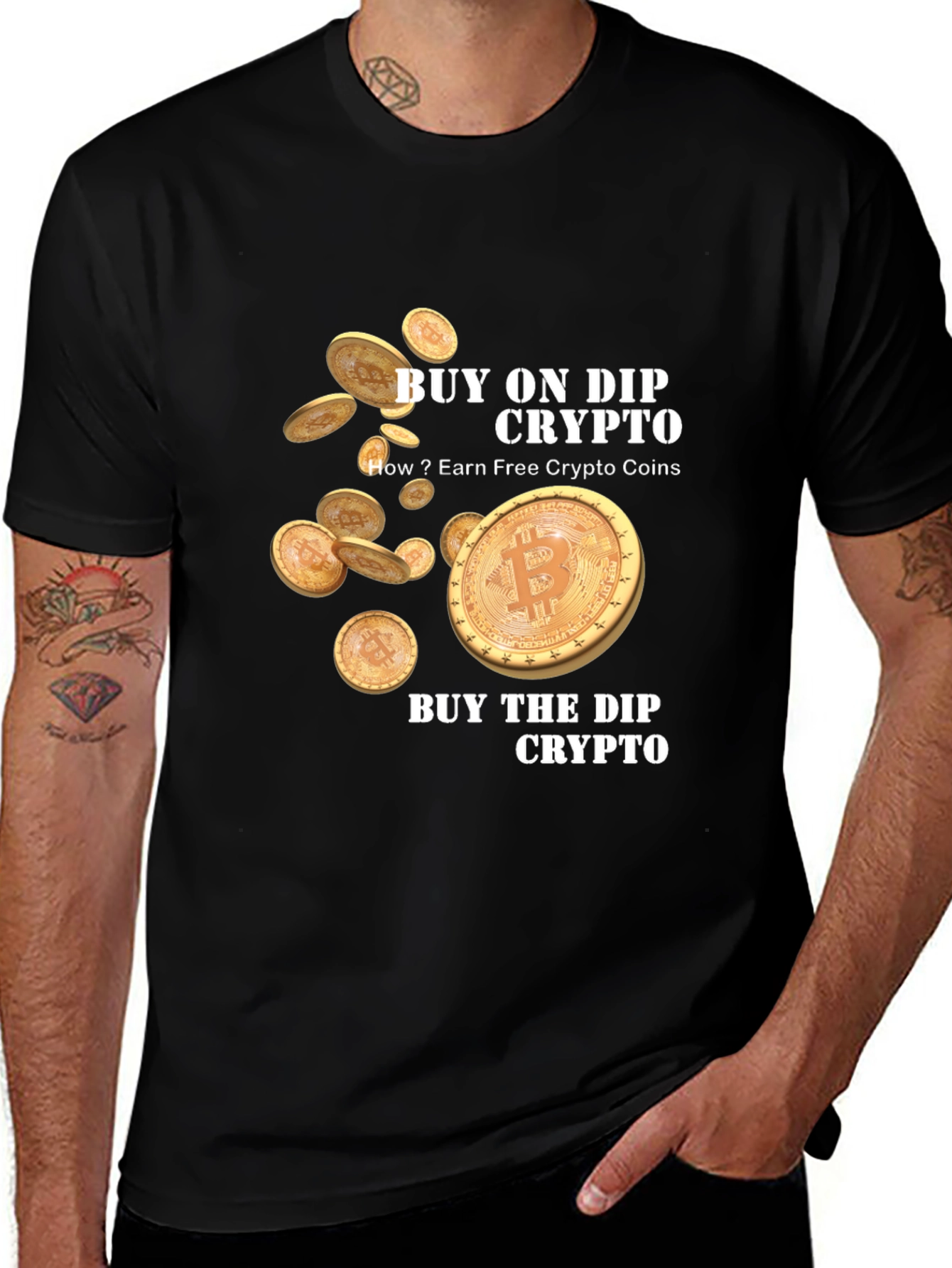 Variant 14 of Buy The Dip Crypto T-Shirt