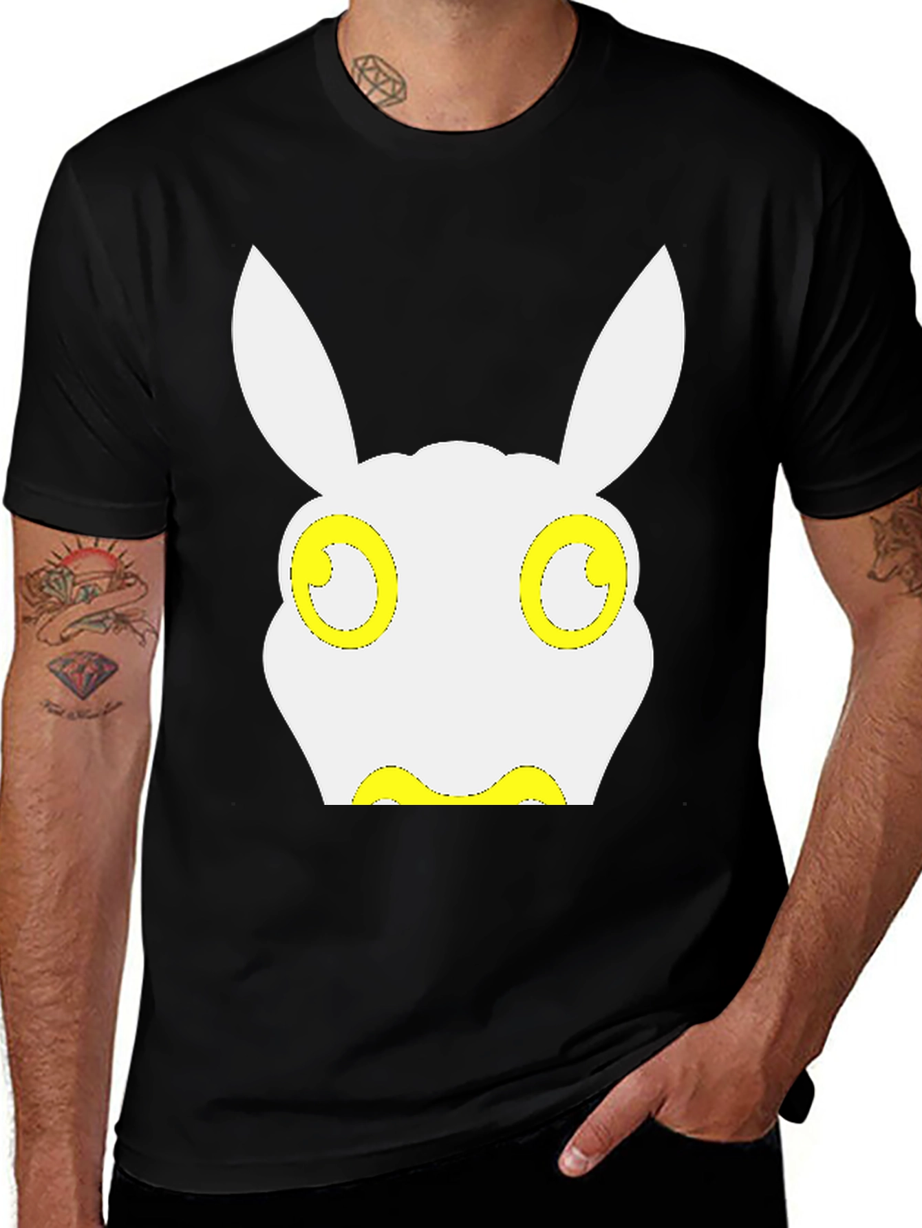 Variant 11 of Rabbit Graphic Tee -  Bold, Modern Style
