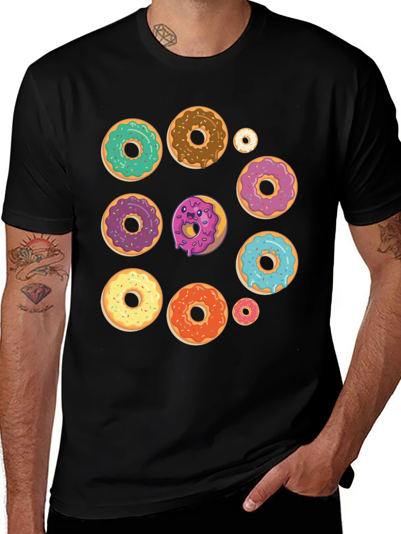 Variant 19 of Donut Graphic Tee - Sweet Treat Fashion