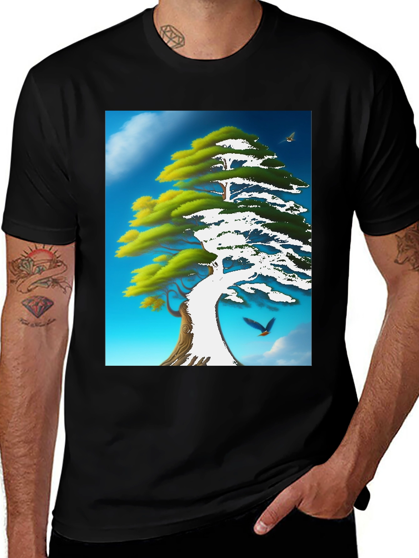 Variant 5 of Tree Art Graphic Tee