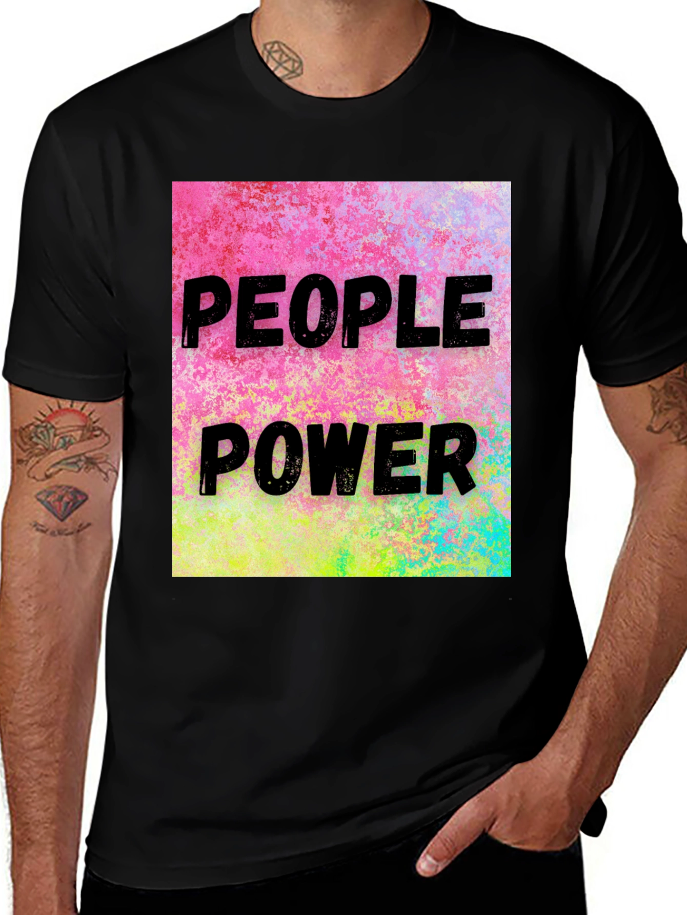Variant 23 of People Power Graphic Tee - Bold Statement Shirt