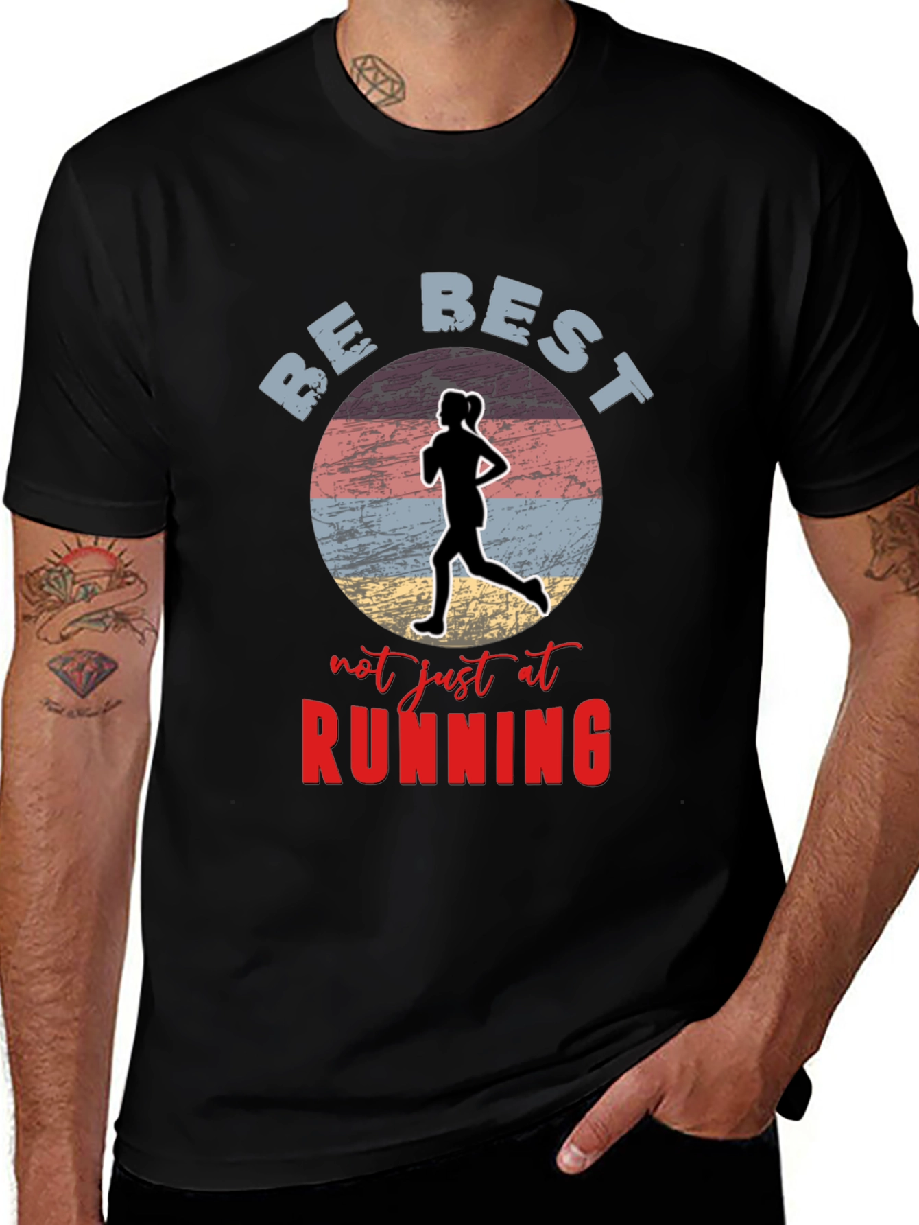 Variant 4 of Be Best Running T-Shirt
