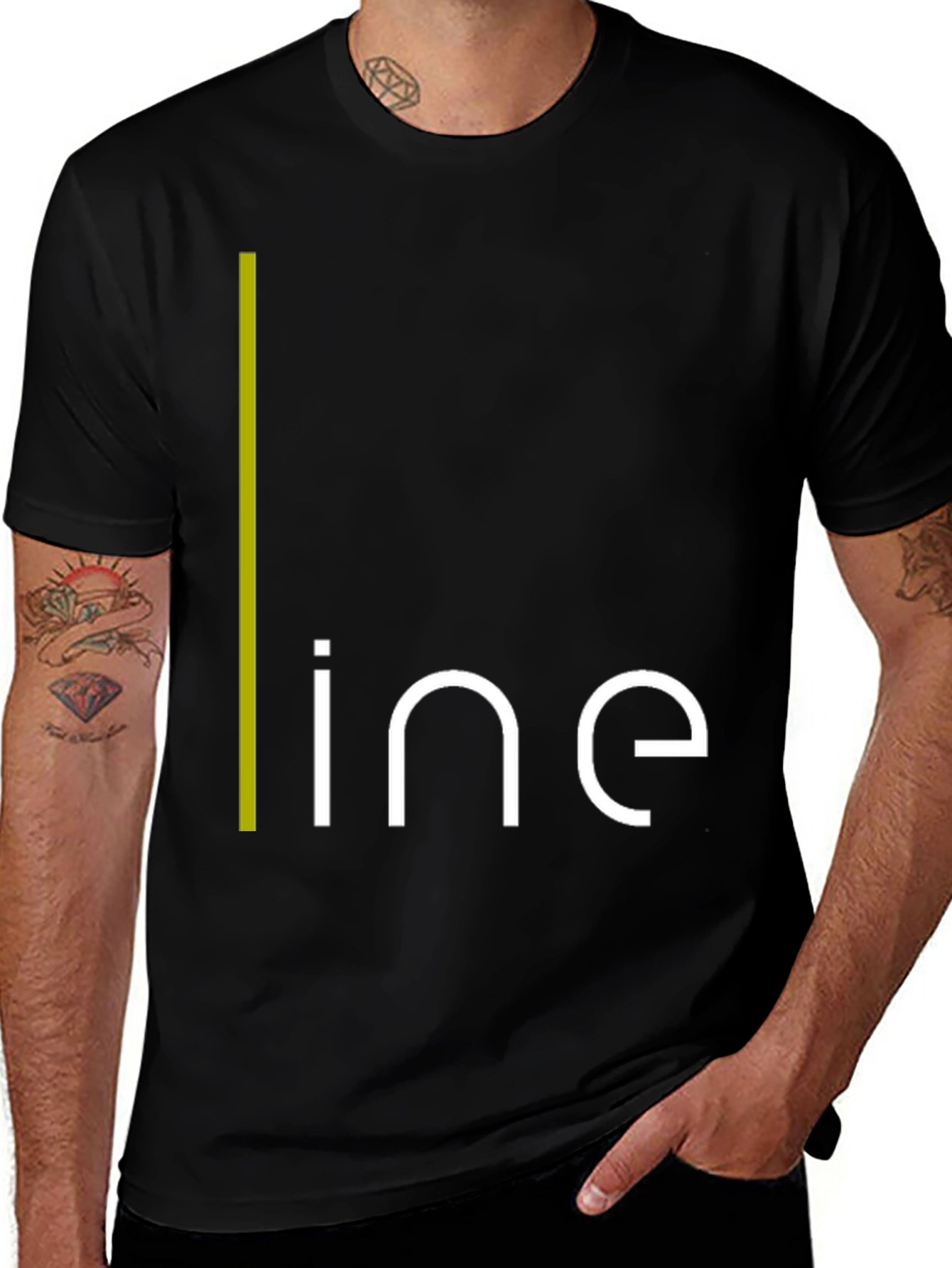 Variant 23 of Modern Minimalist Line Graphic T-Shirt