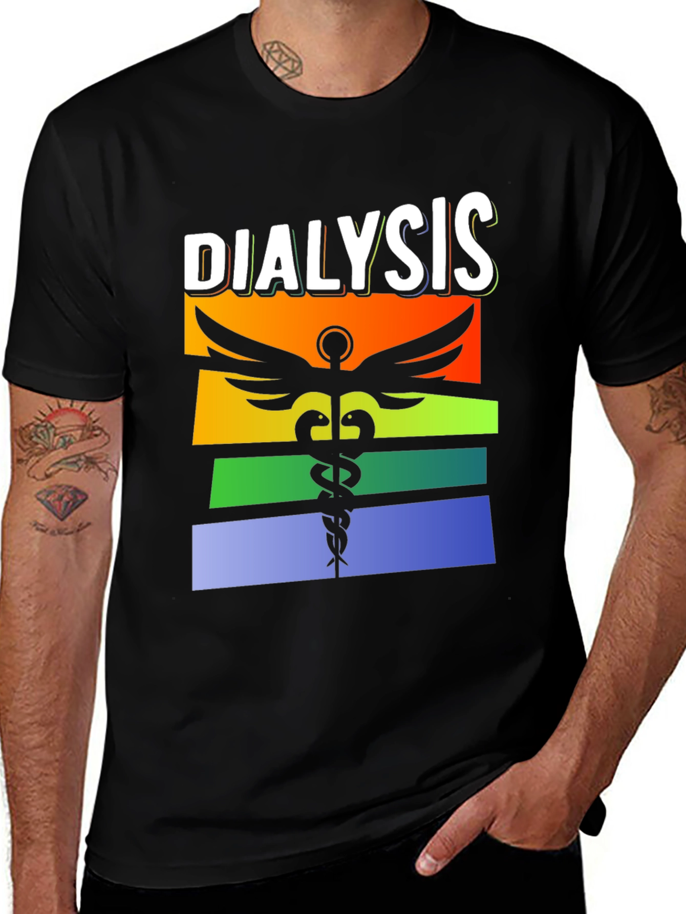 Dialysis Retro Graphic Tee - Healthcare Apparel
