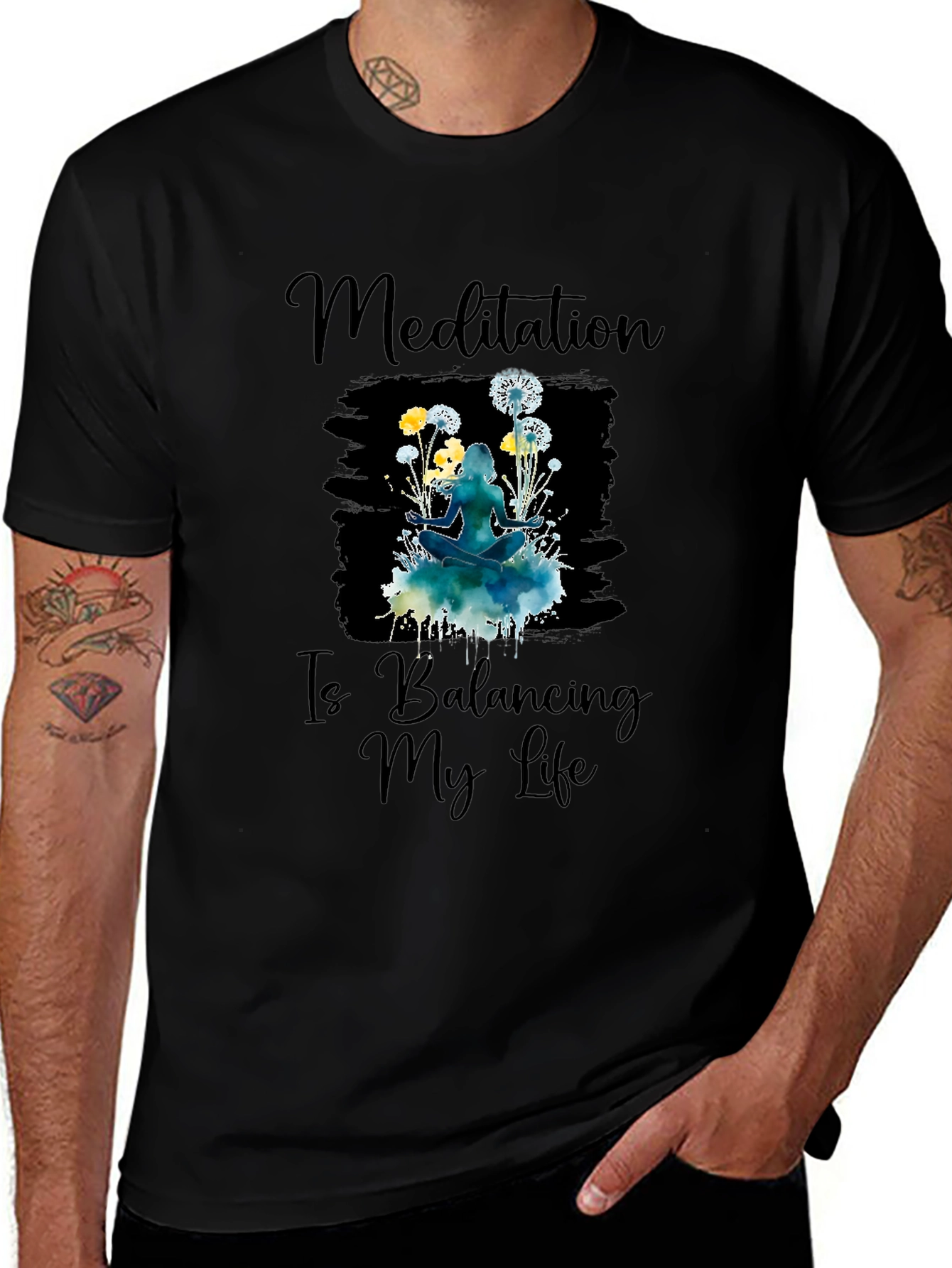 Variant 18 of Meditation Balancing Life T-Shirt