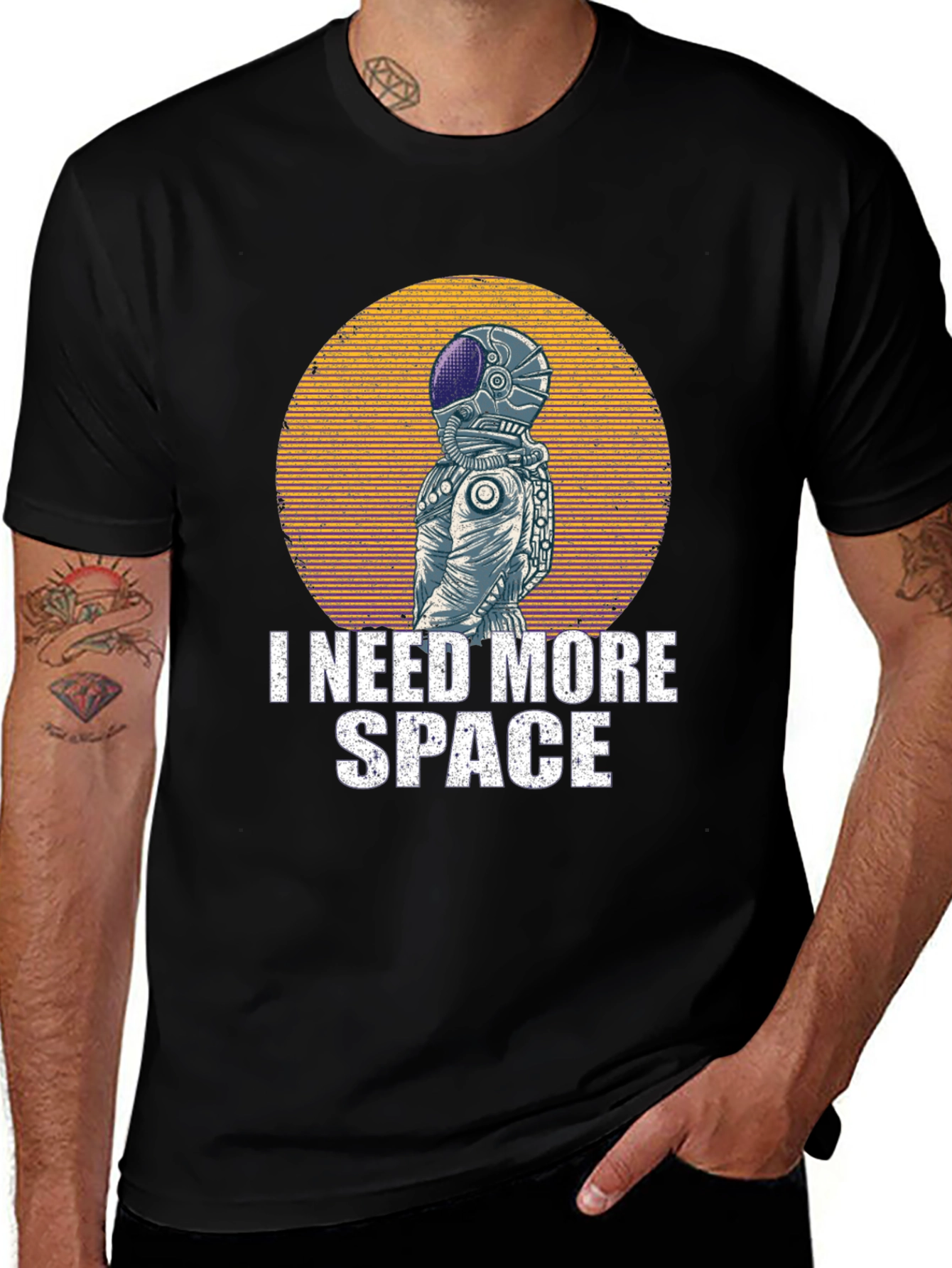I Need More Space T-Shirt - Astronaut Graphic Tee