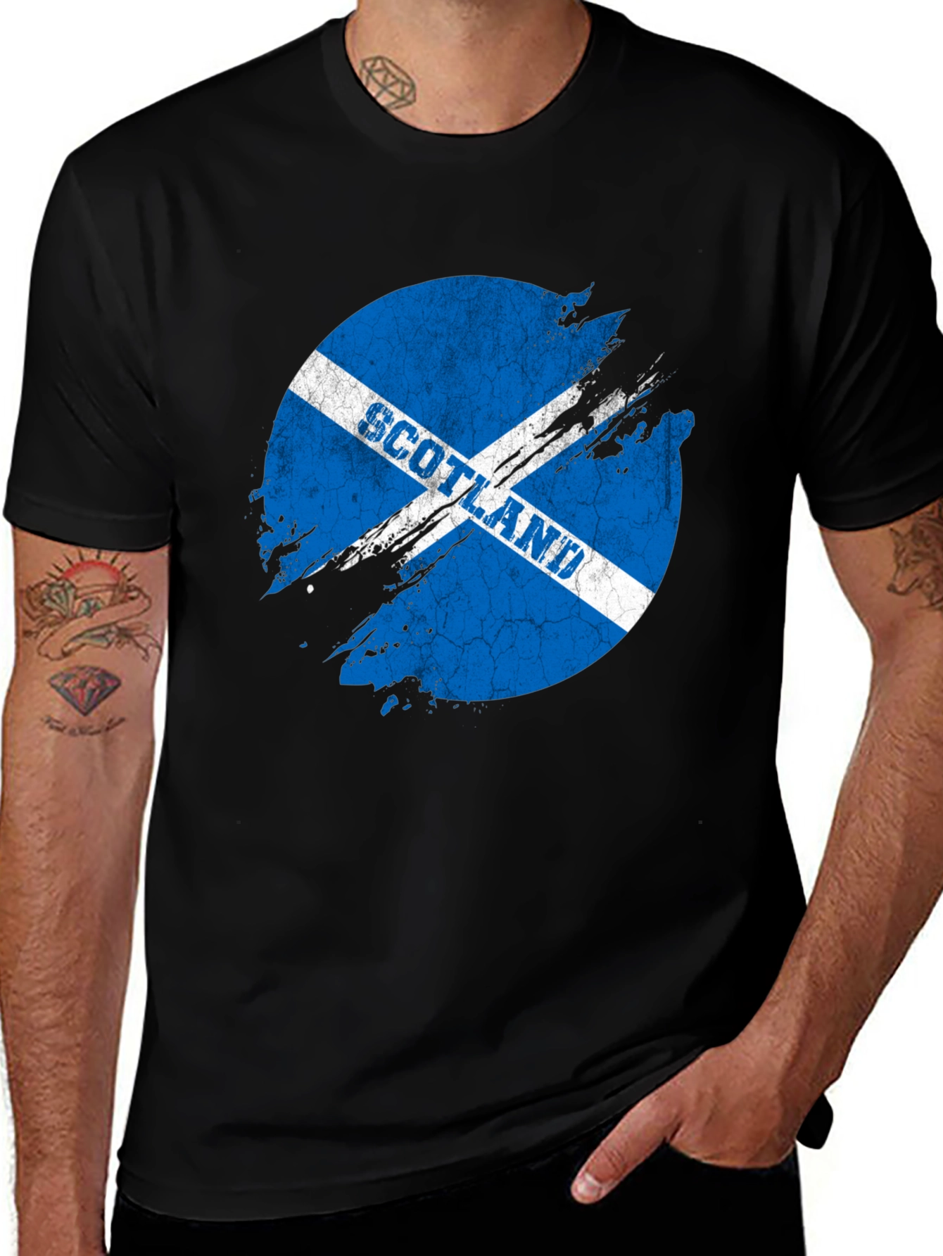 Scotland Flag Graphic T-Shirt
