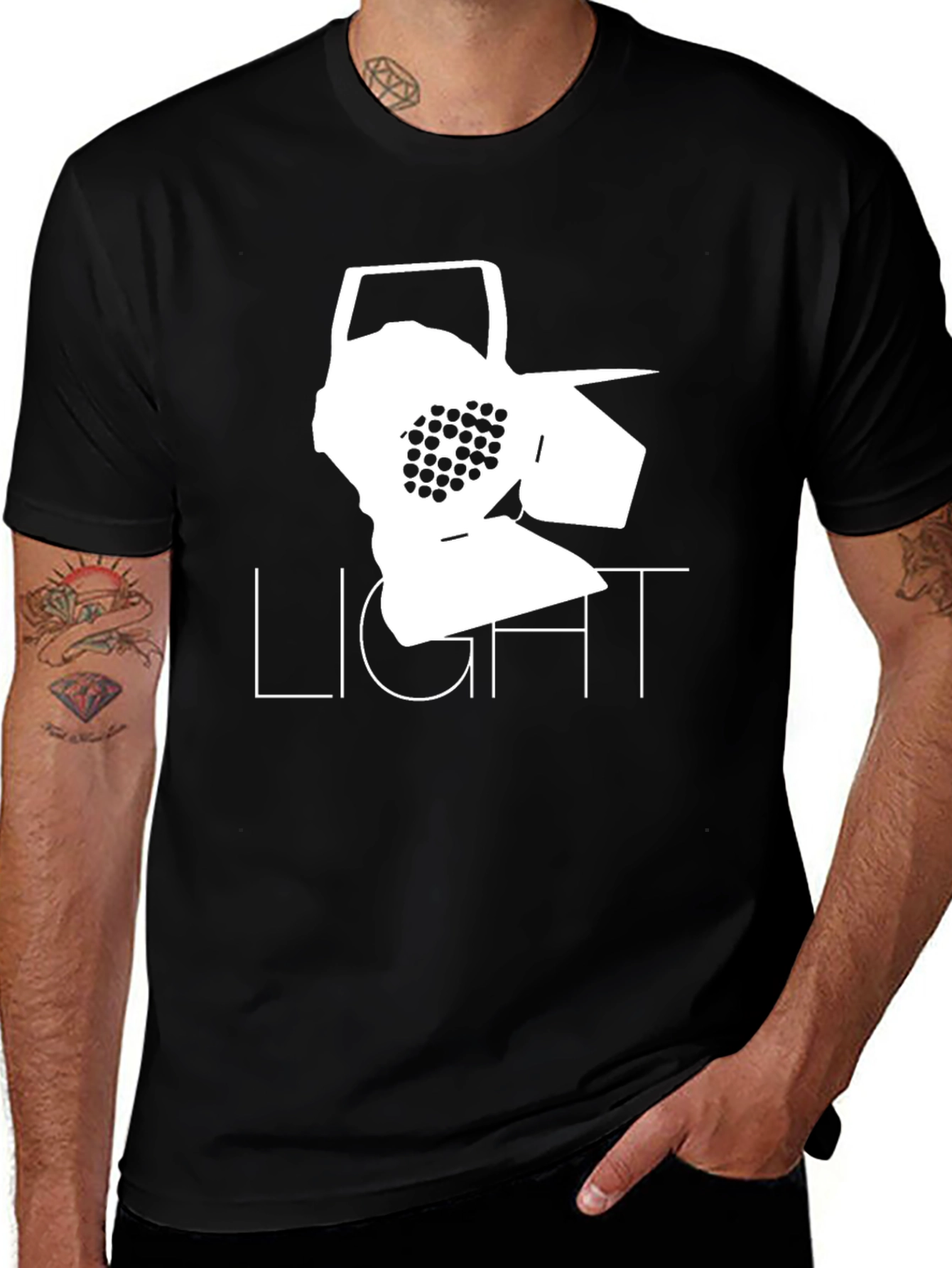 Variant 9 of Spotlight Graphic Tee - Stage Lighting T-Shirt