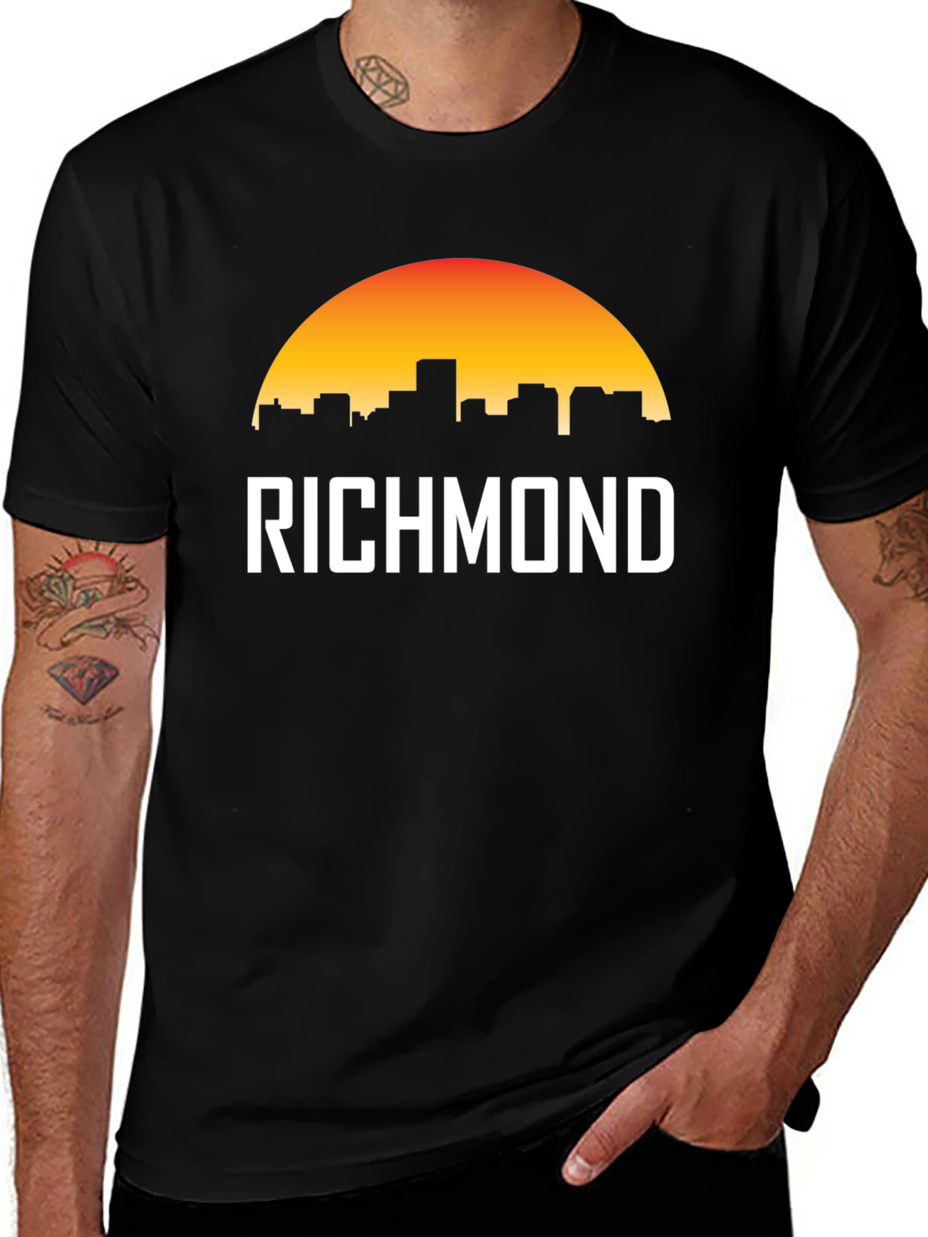 Variant 16 of Richmond Skyline T-Shirt - City Pride Apparel