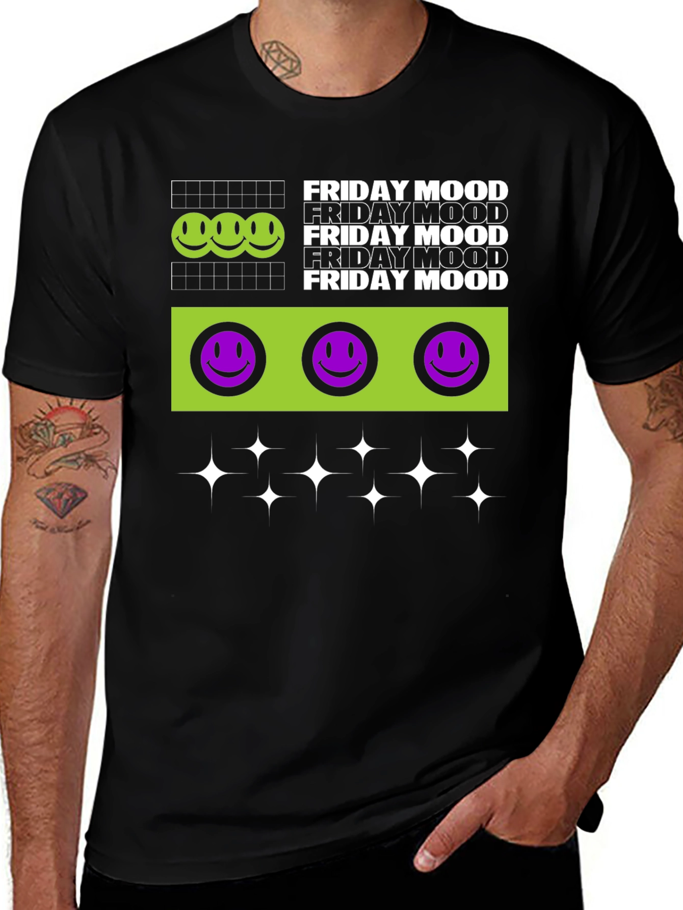 Variant 28 of Friday Mood Graphic Tee