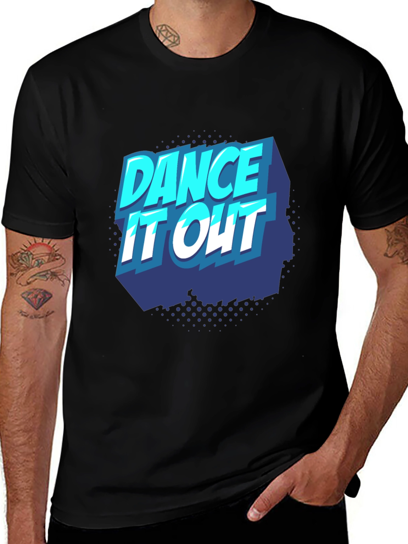 Variant 8 of Dance It Out Black T-Shirt