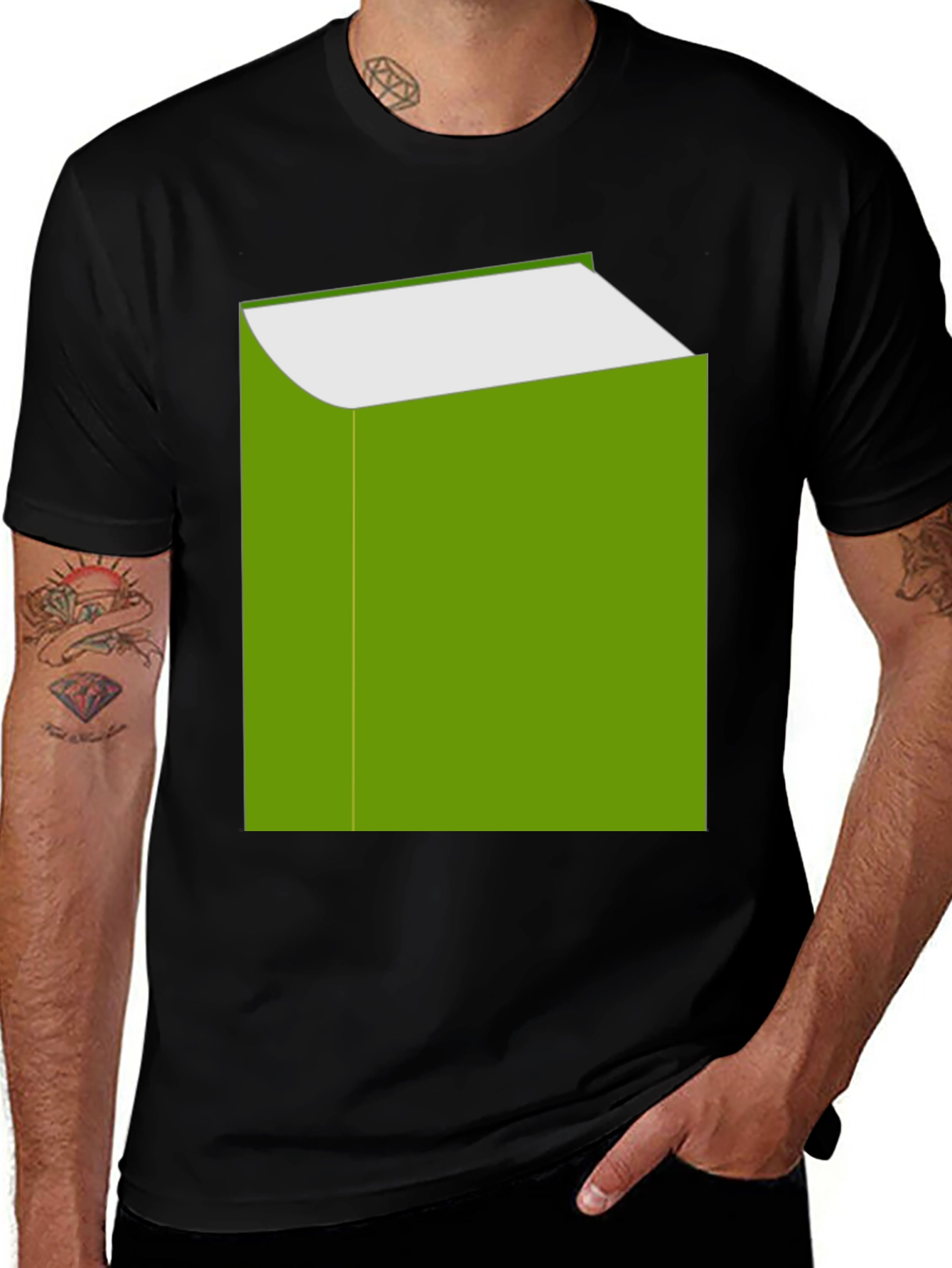 Variant 14 of Novel Graphic Tee - Bookworm Fashion