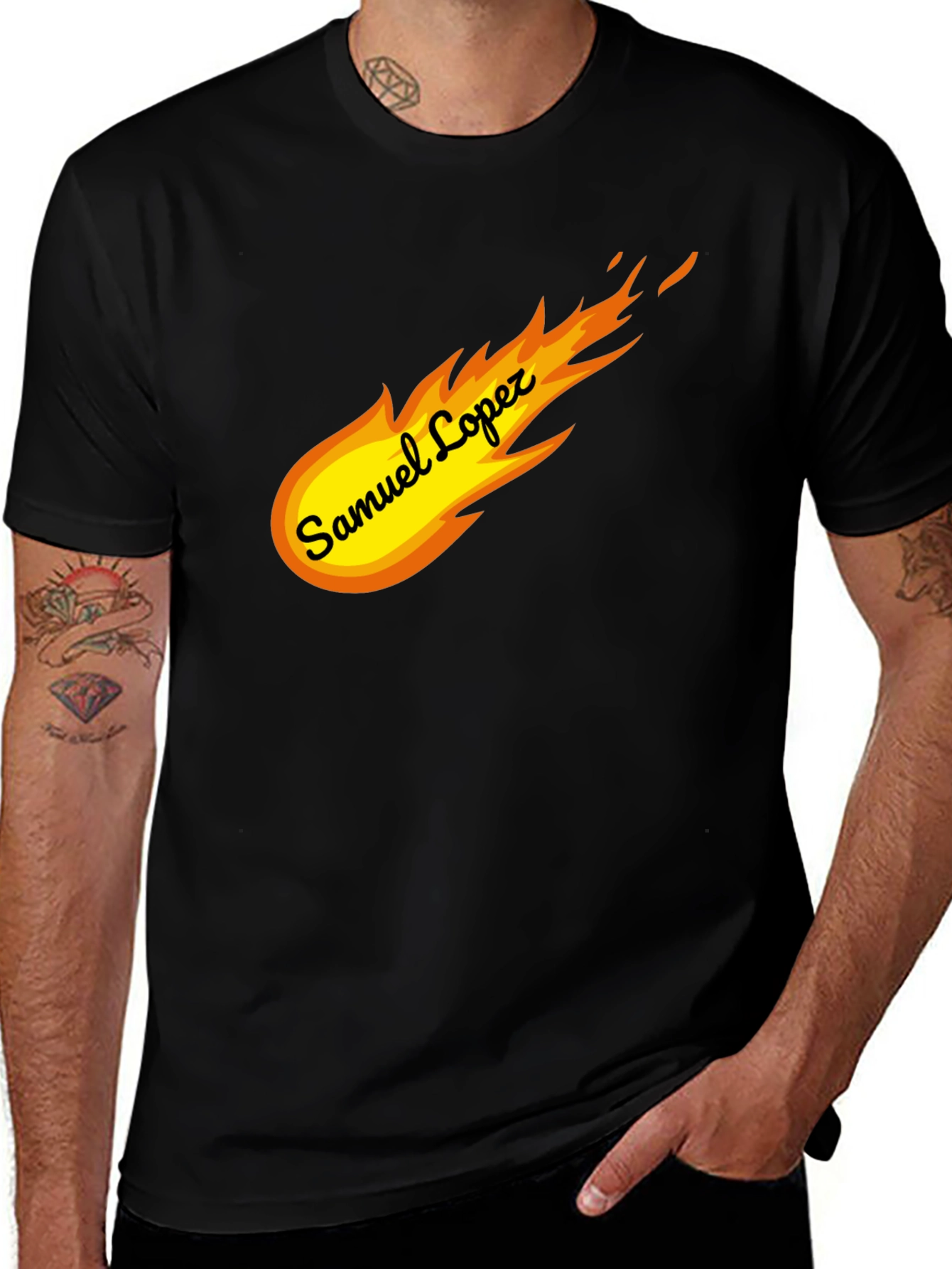 Variant 12 of Samuel Lopez Comet T-Shirt - Stylish Graphic Tee