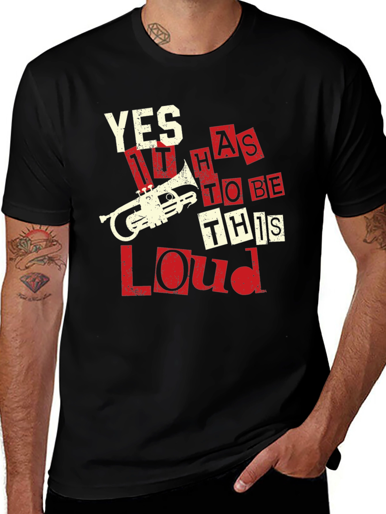 Variant 22 of Yes It Has To Be This Loud T-Shirt - Funny Music Tee