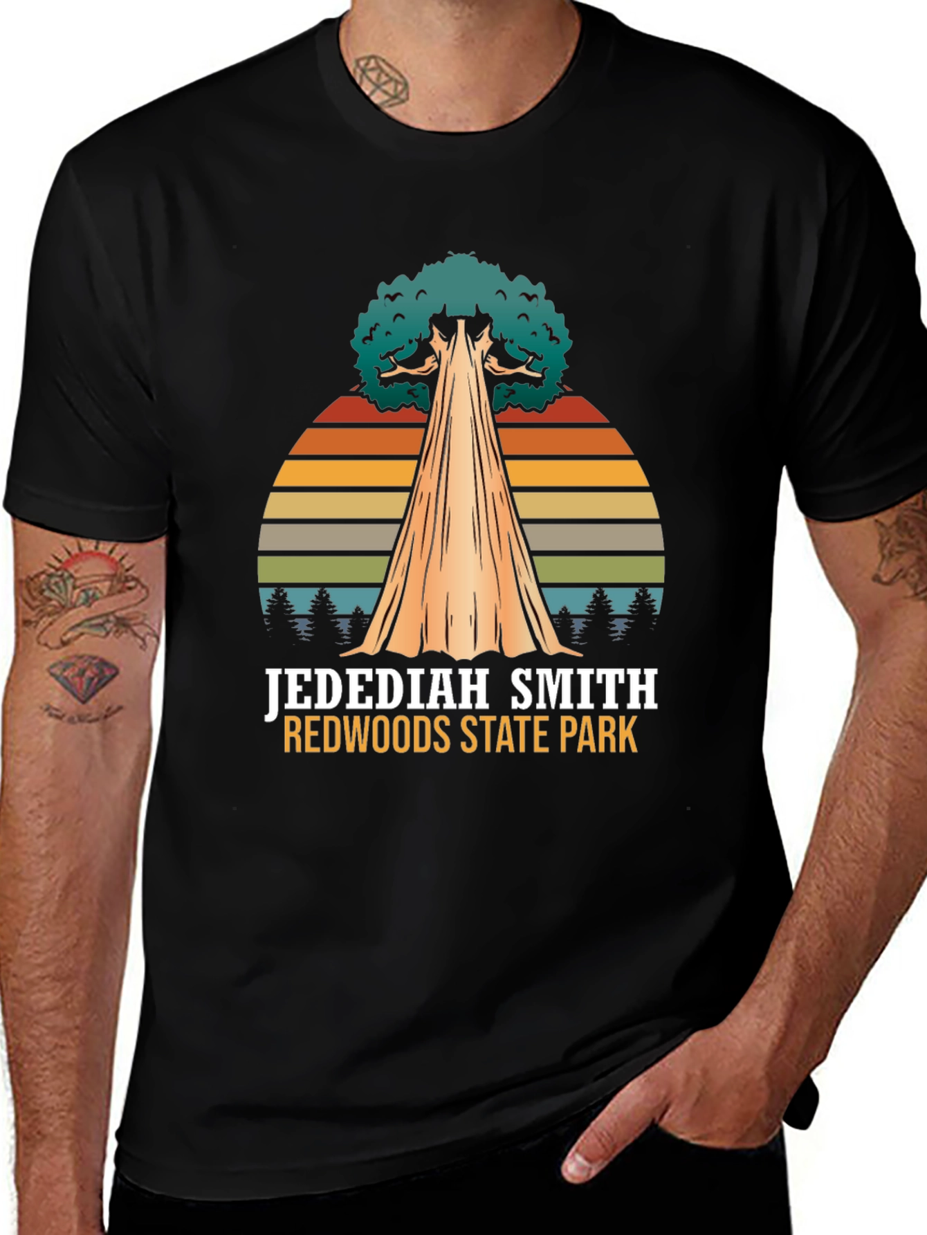 Variant 22 of Jedediah Smith Redwoods State Park T-Shirt
