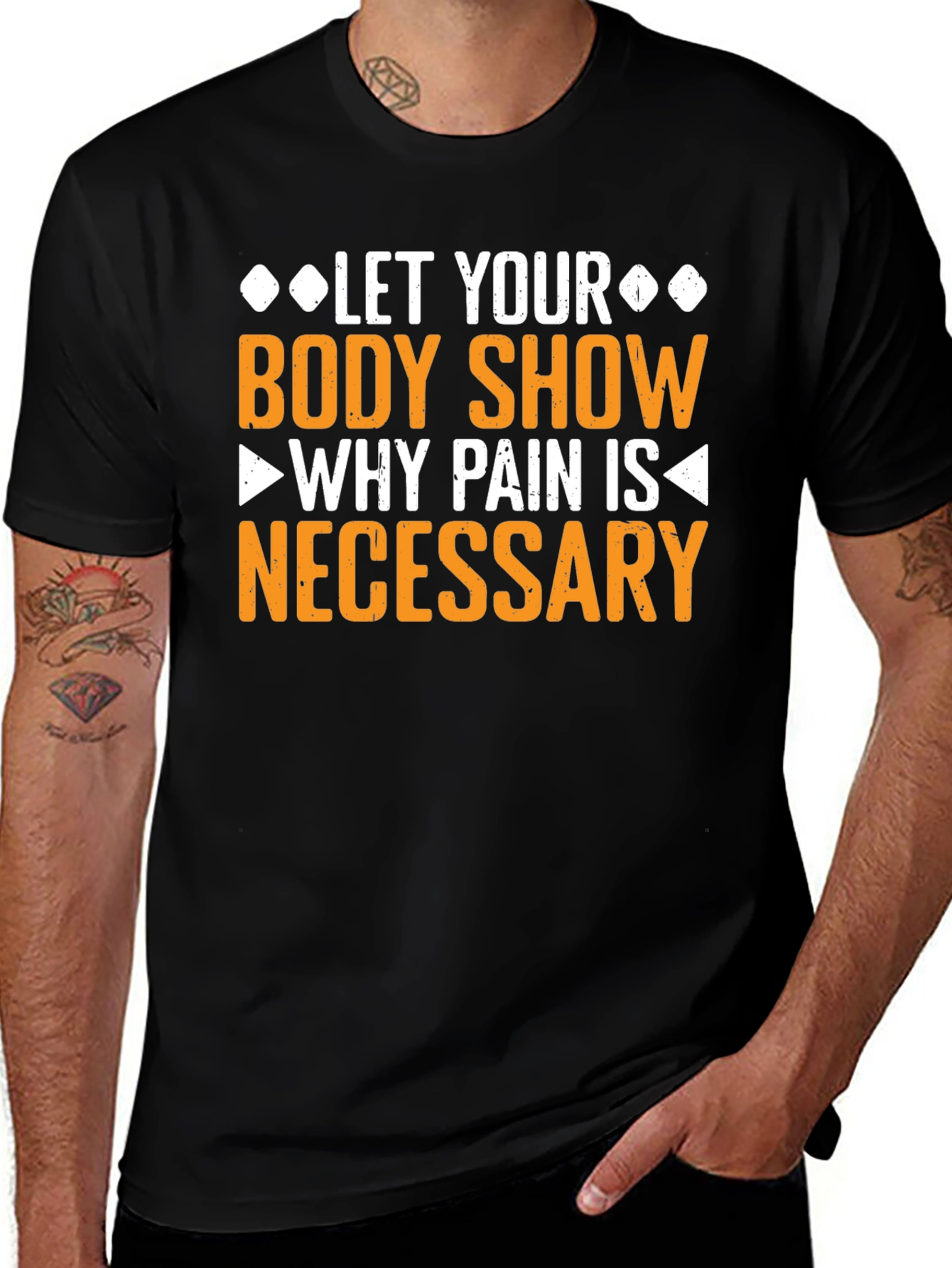 Variant 5 of Motivational Fitness Graphic T-Shirt
