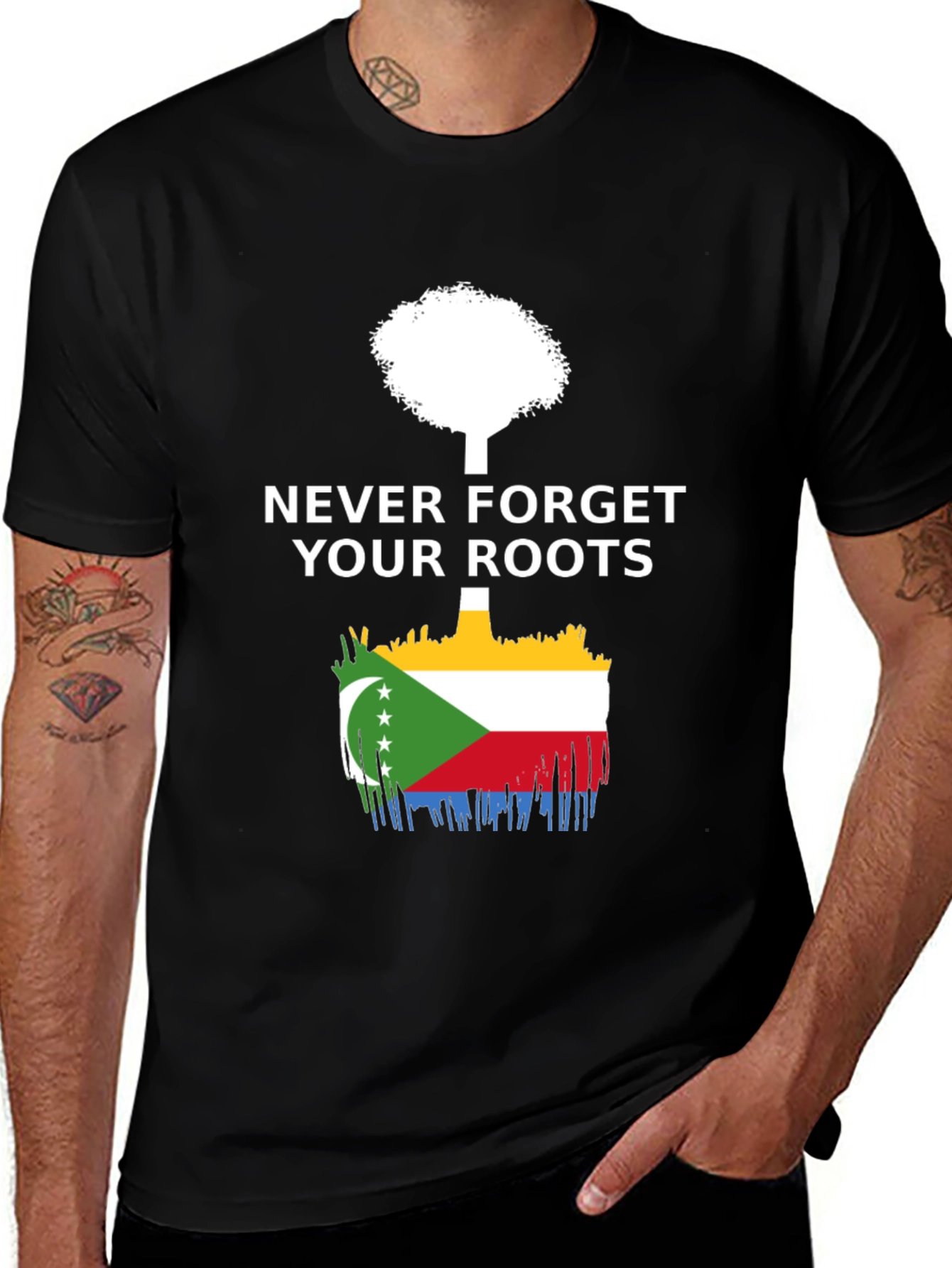 Comoros Roots T-Shirt - Never Forget Your Heritage!