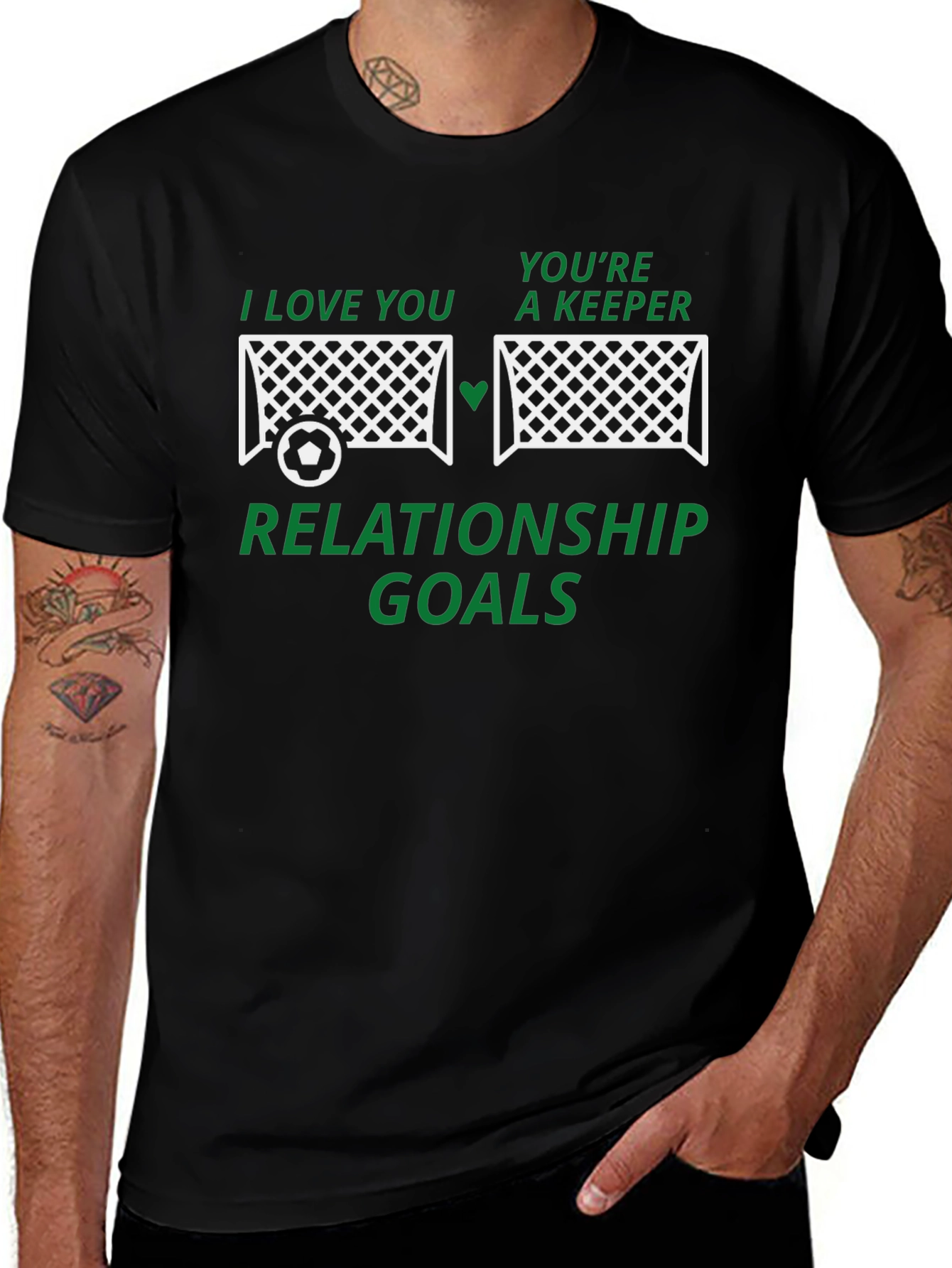 Variant 17 of Relationship Goals Soccer T-Shirt