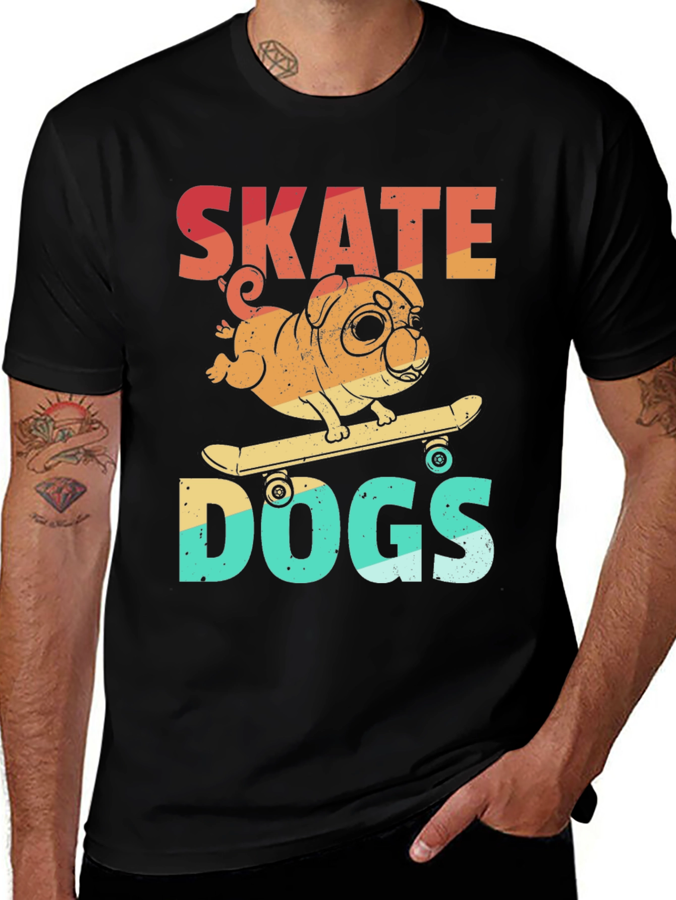 Variant 23 of Skate Dogs Graphic Tee