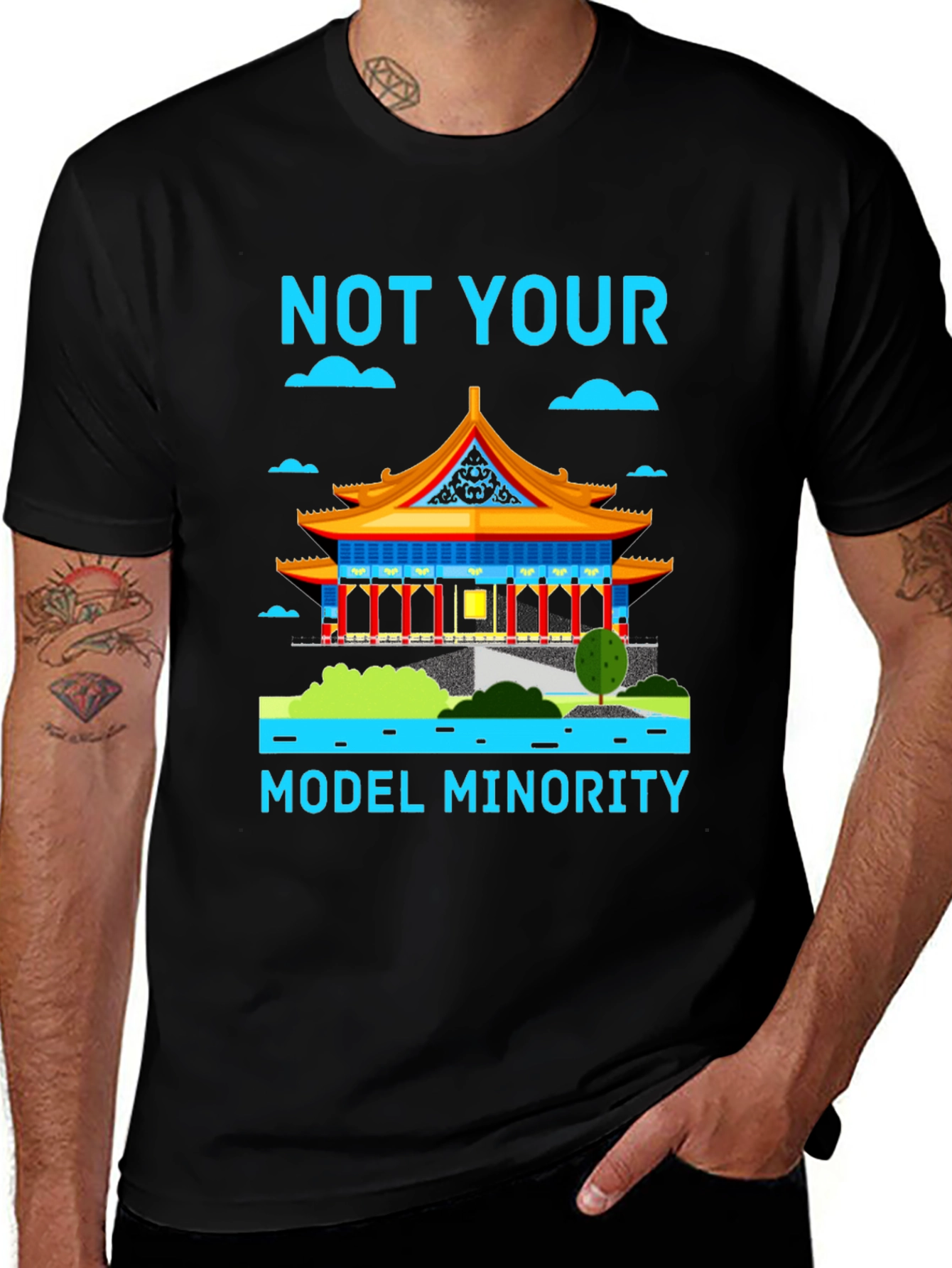 Variant 6 of Not Your Model Minority Graphic Tee